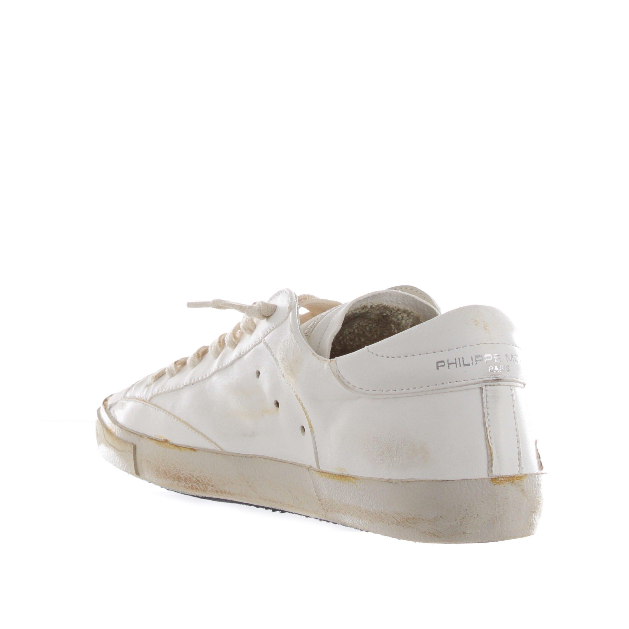 Philippe model sneaker paris x low in pelle vintage da uomo