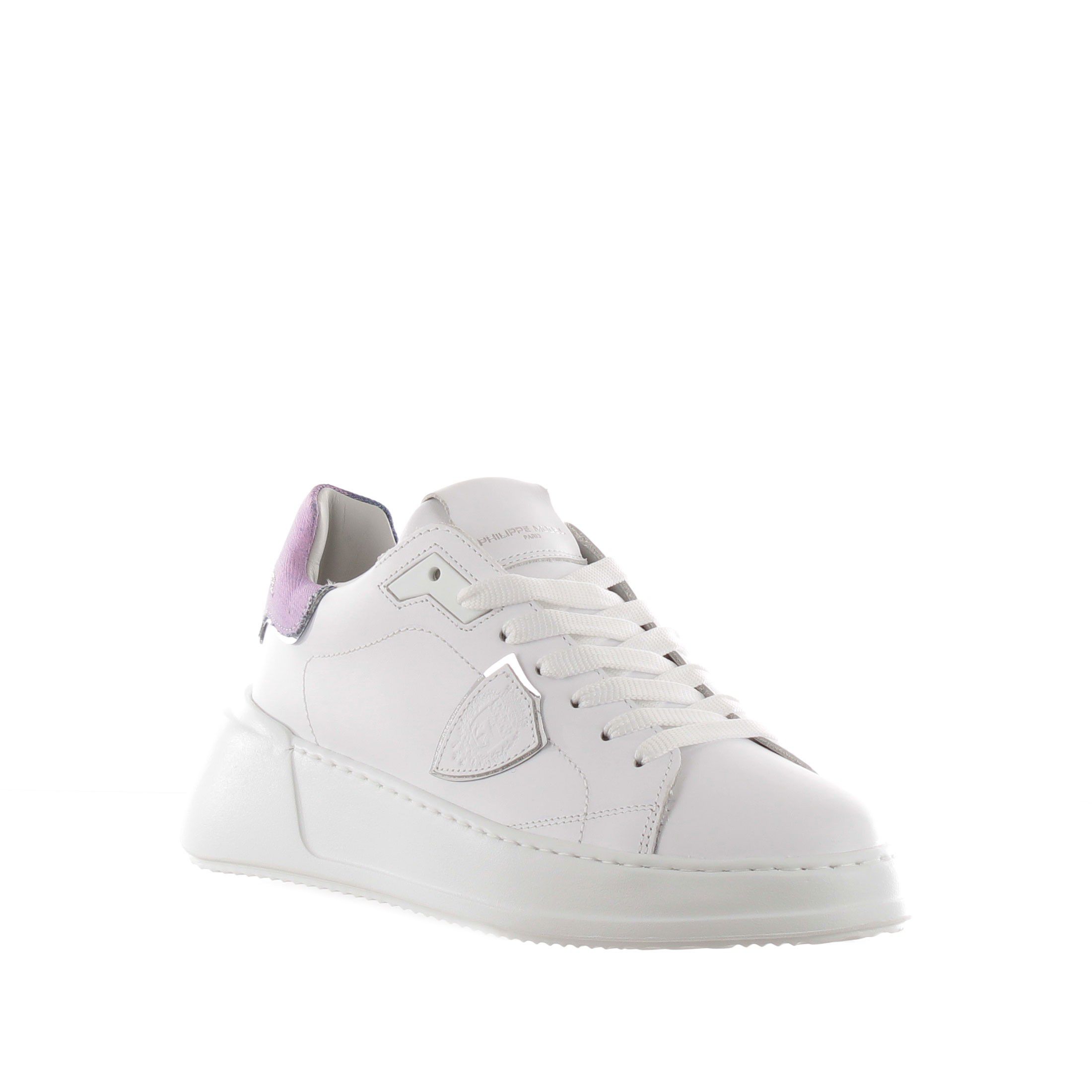 Philippe model sneaker tres temple in pelle da donna