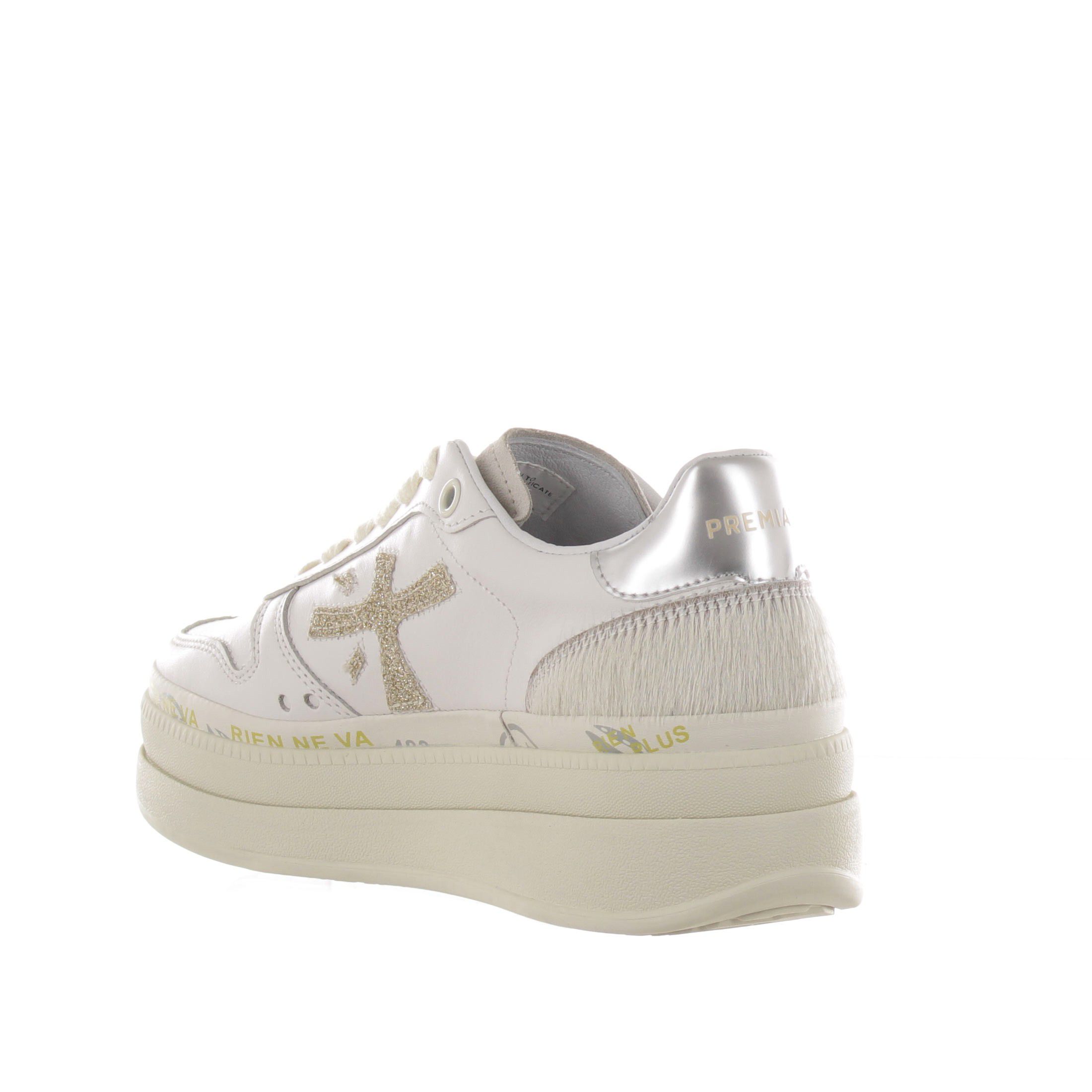 Premiata sneaker micol in pelle da donna