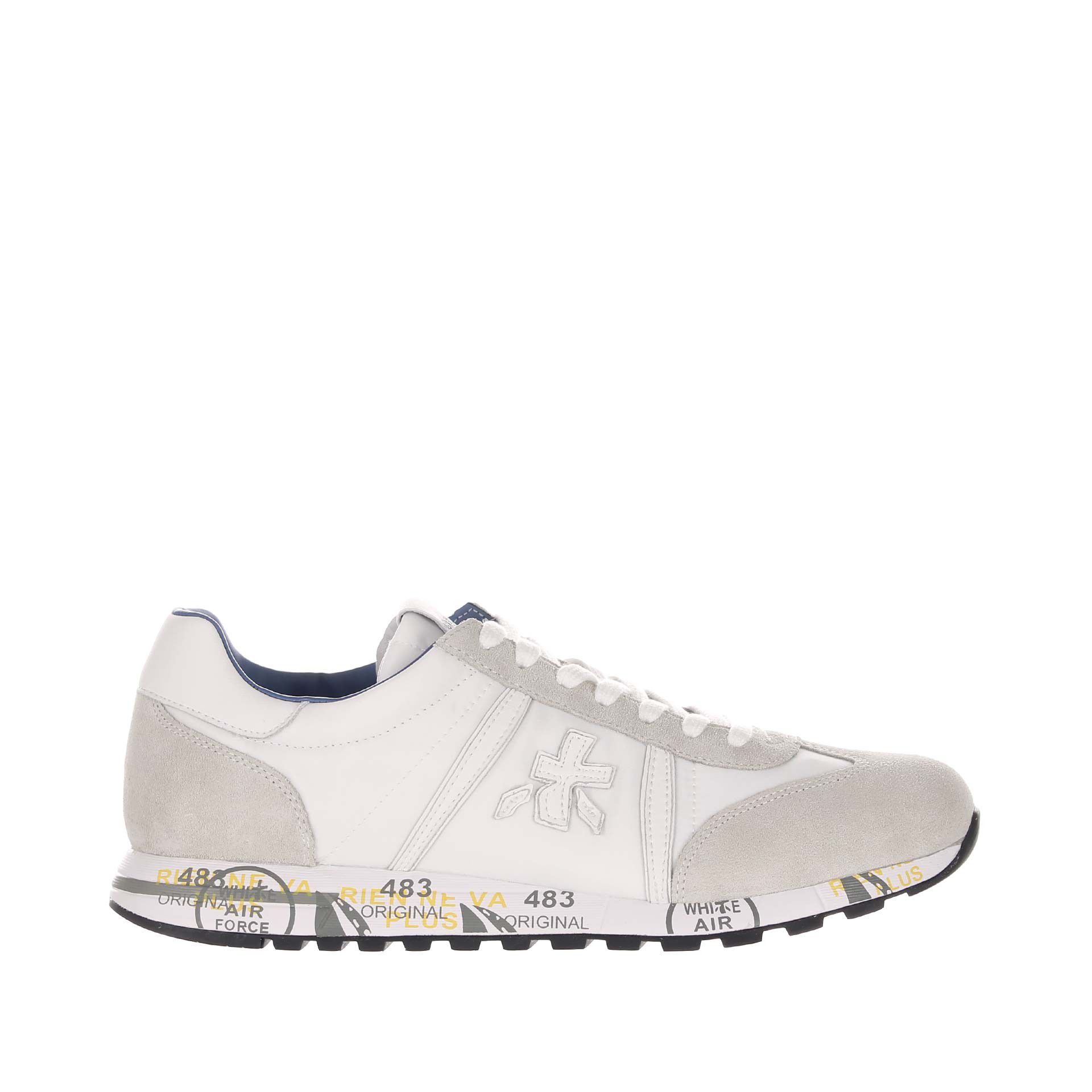Sneakers in camoscio e nylon