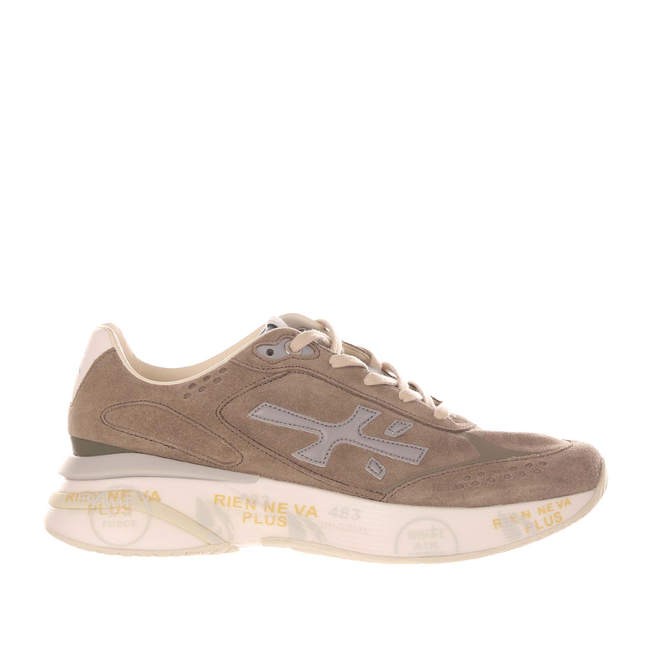 Premiata sneakers in camoscio da uomo