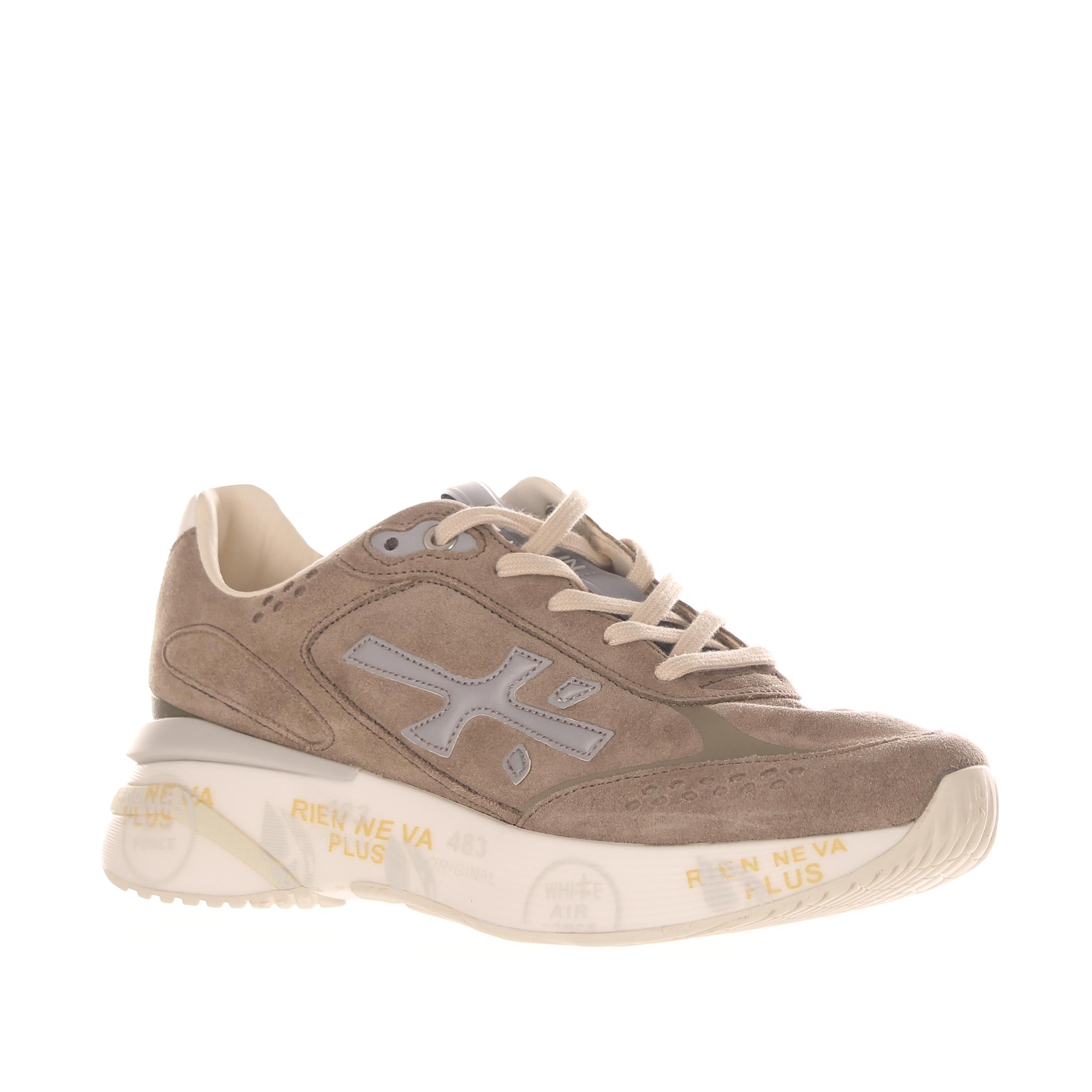 Premiata sneakers in camoscio da uomo