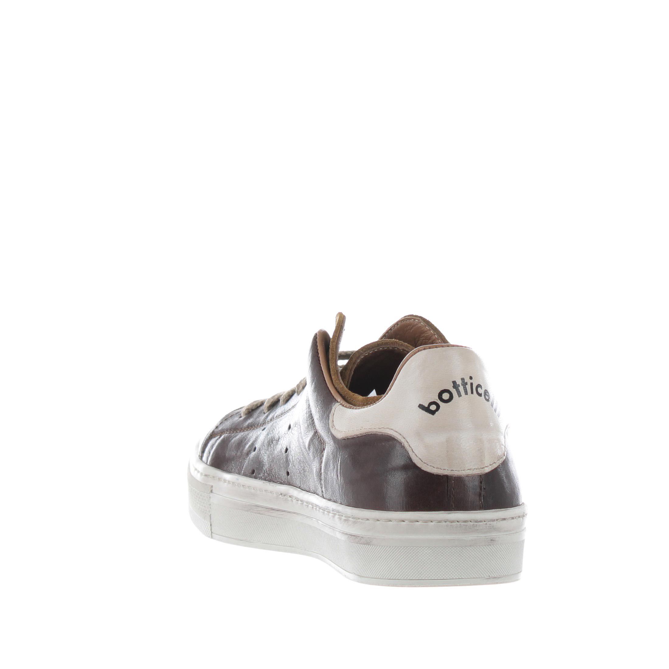 Roberto botticelli sneaker in pelle effetto vintage da uomo