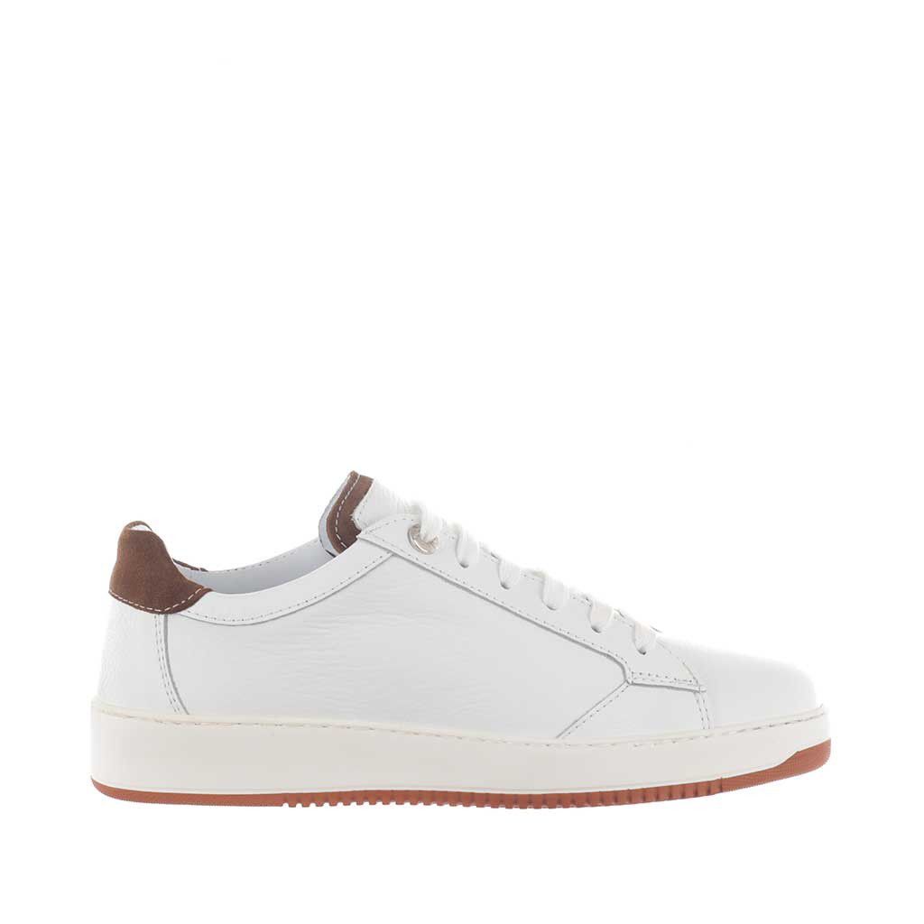 Roberto botticelli sneaker in pelle martellata da uomo