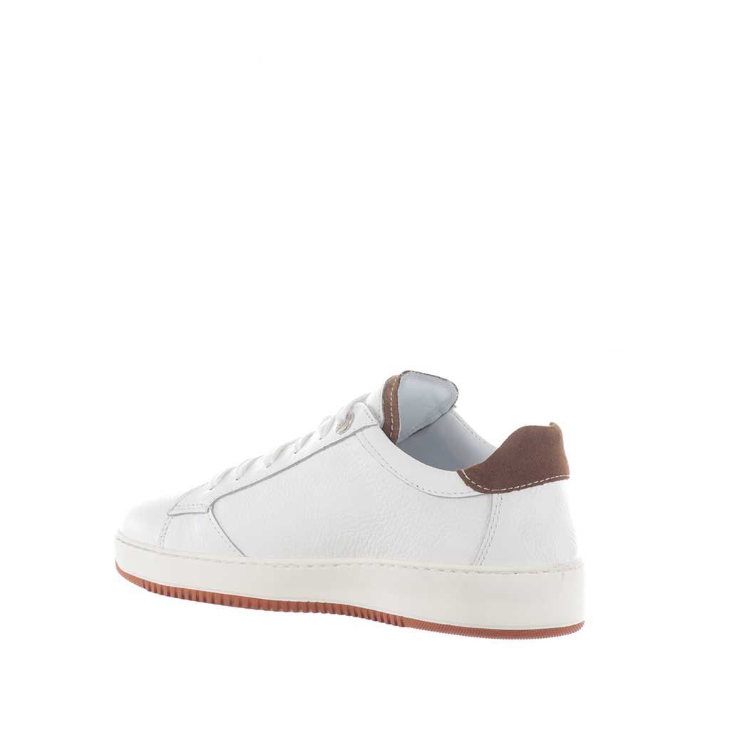 Roberto botticelli sneaker in pelle martellata da uomo