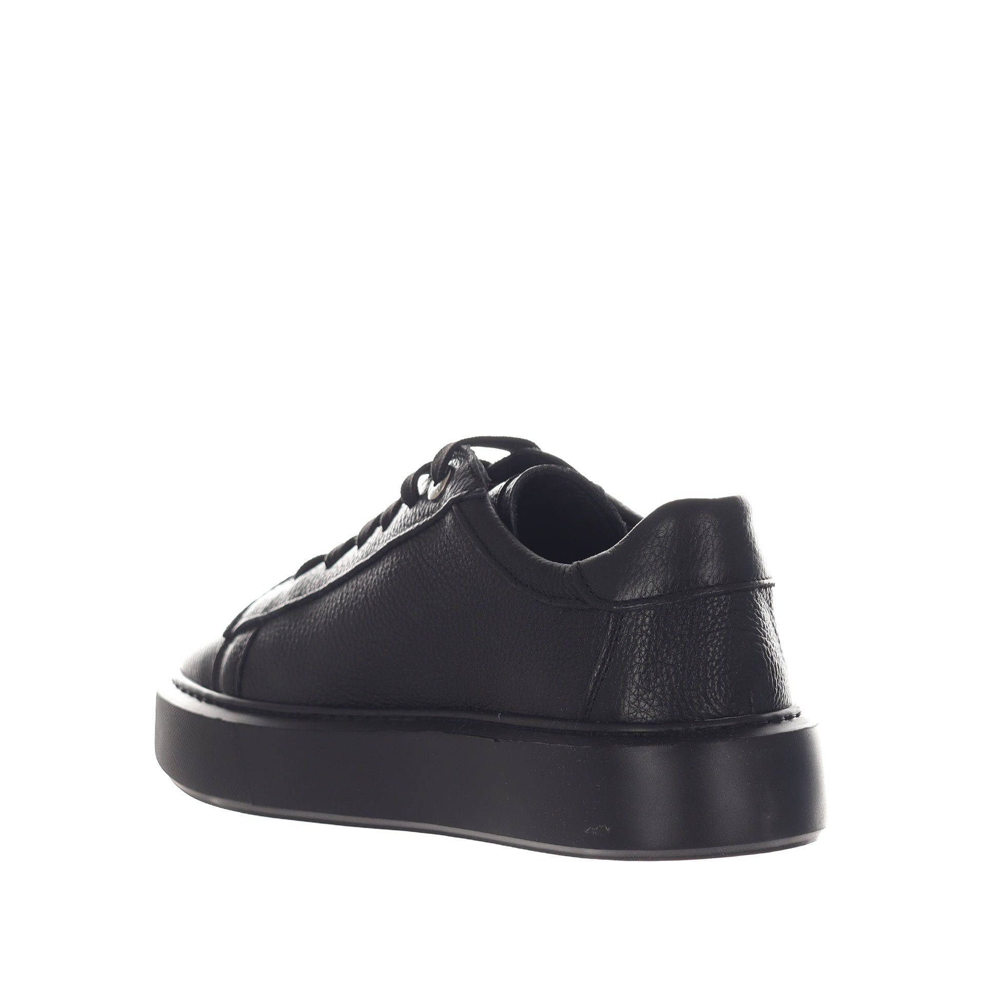 Roberto botticelli sneaker in pelle martellata da uomo