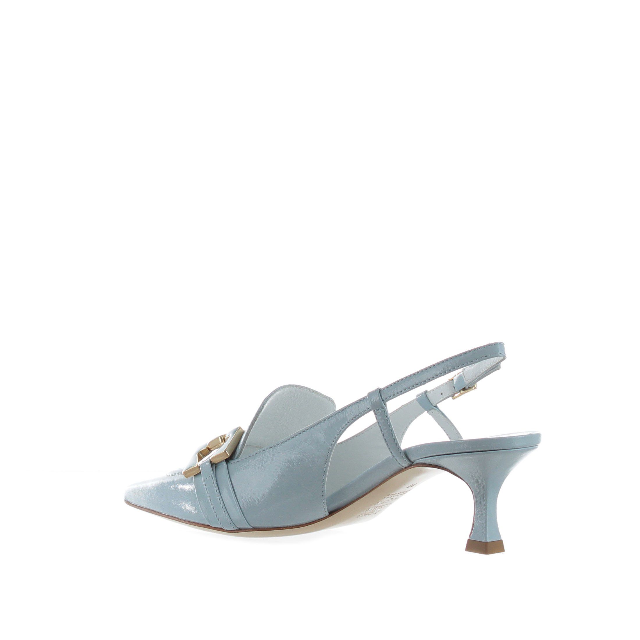 Rosario d'anna slingback in vernice con tacco midi da donna