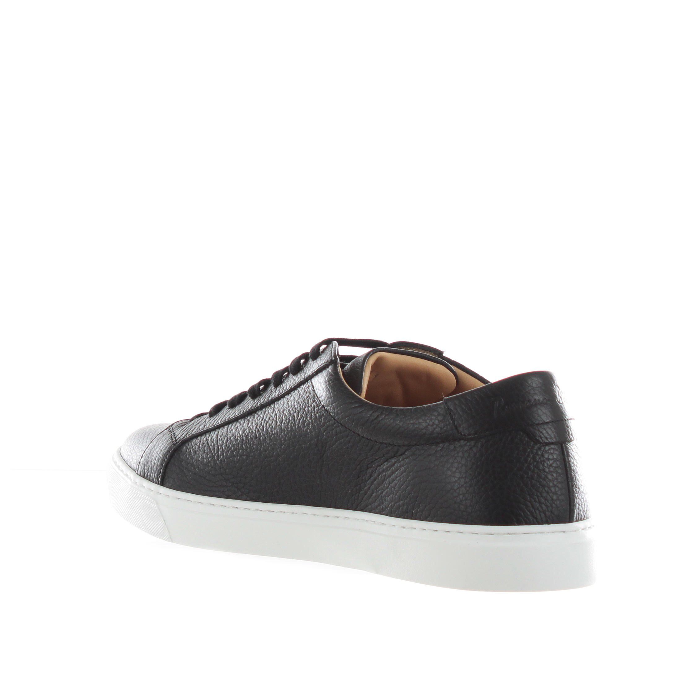 Rossano bisconti sneaker in pelle martellata da uomo