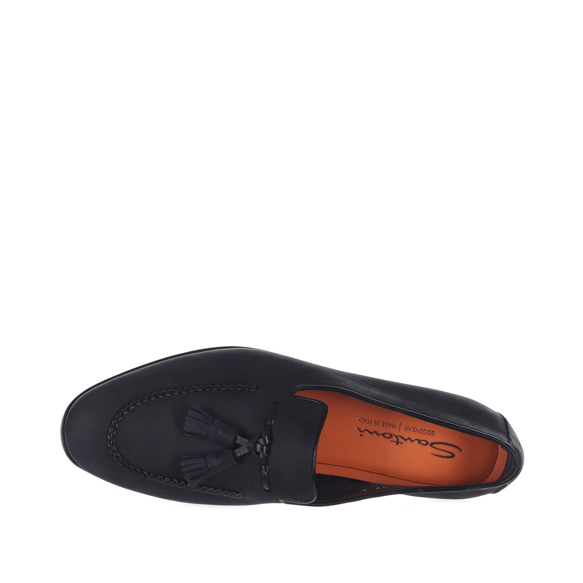 Mocassino in nabuk con nappine