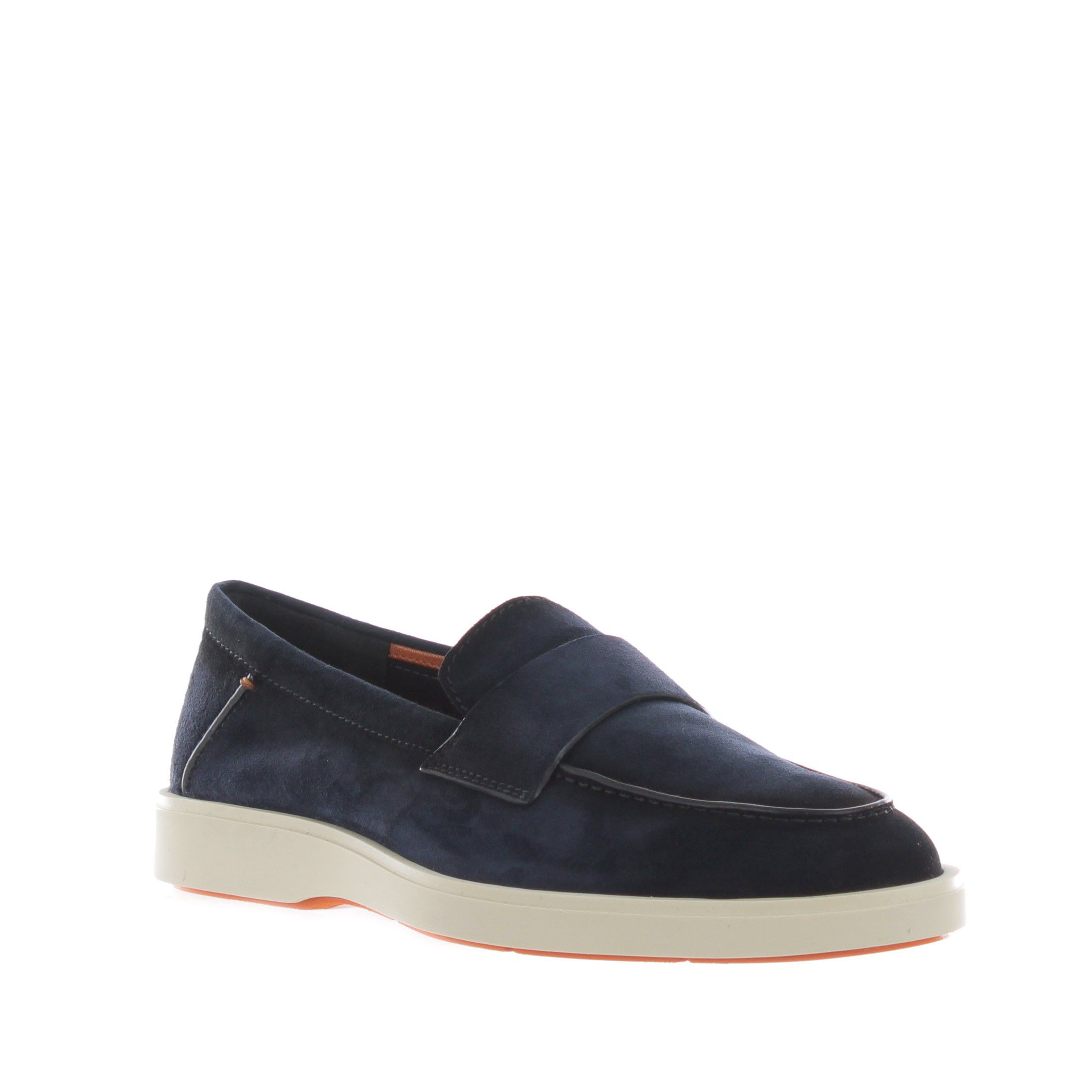 Santoni mocassino revolve in camoscio da uomo
