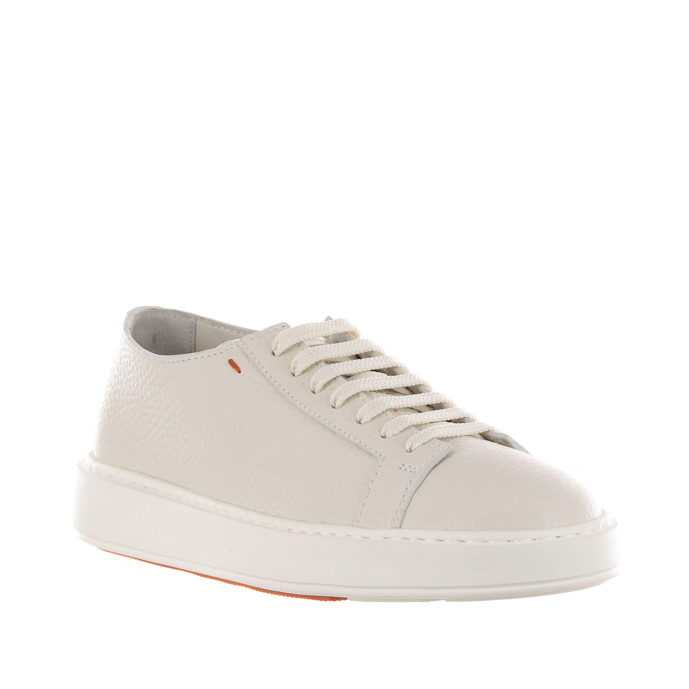 Santoni sneaker da uomo in pelle bottalata da uomo
