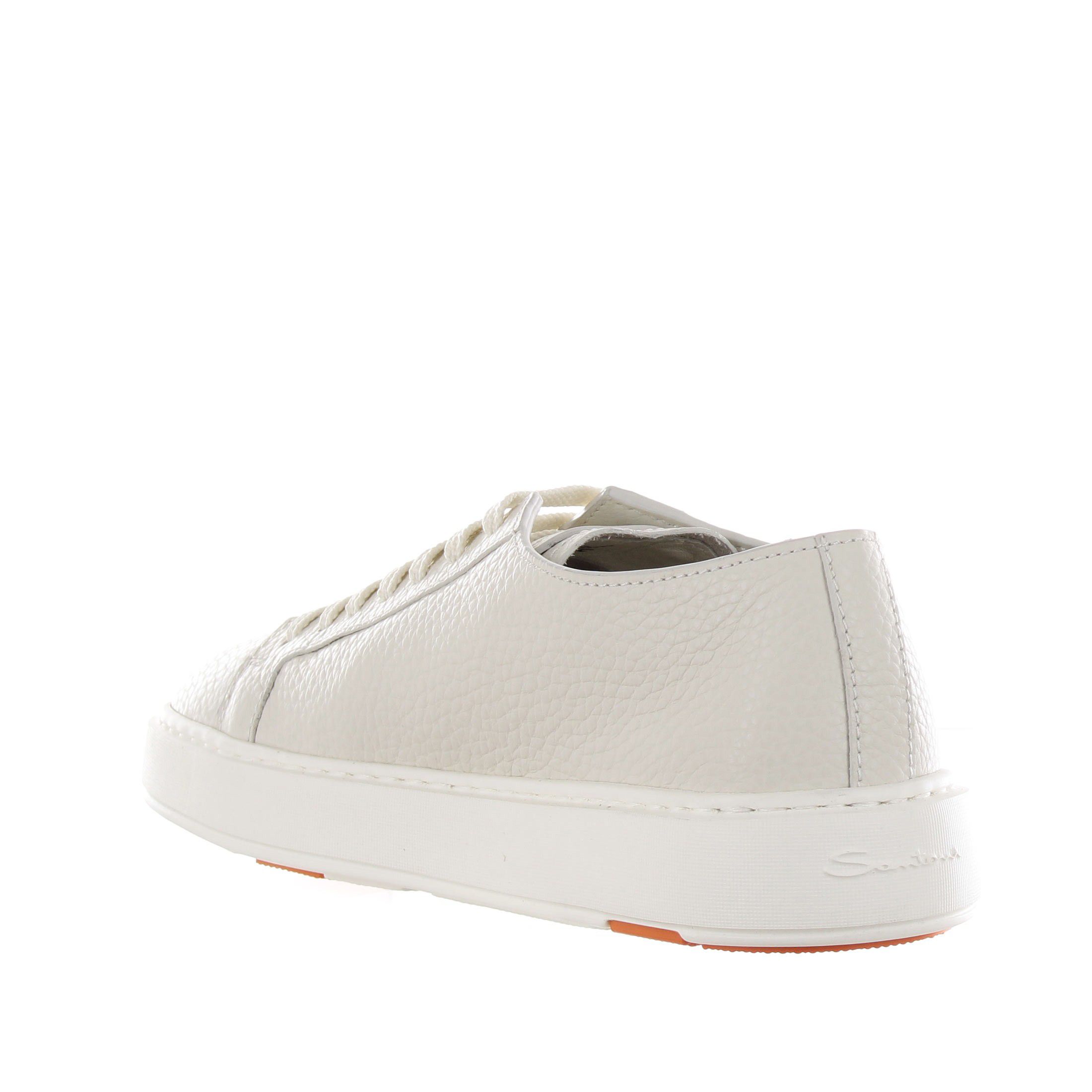 Santoni sneaker da uomo in pelle bottalata da uomo
