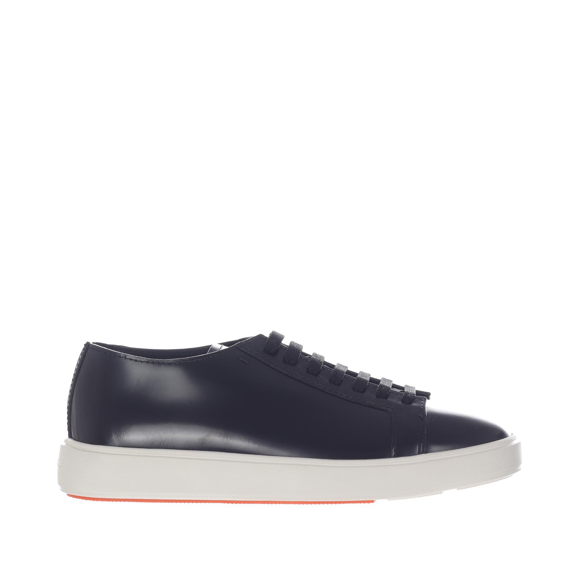 Santoni sneaker low top in pelle  da uomo
