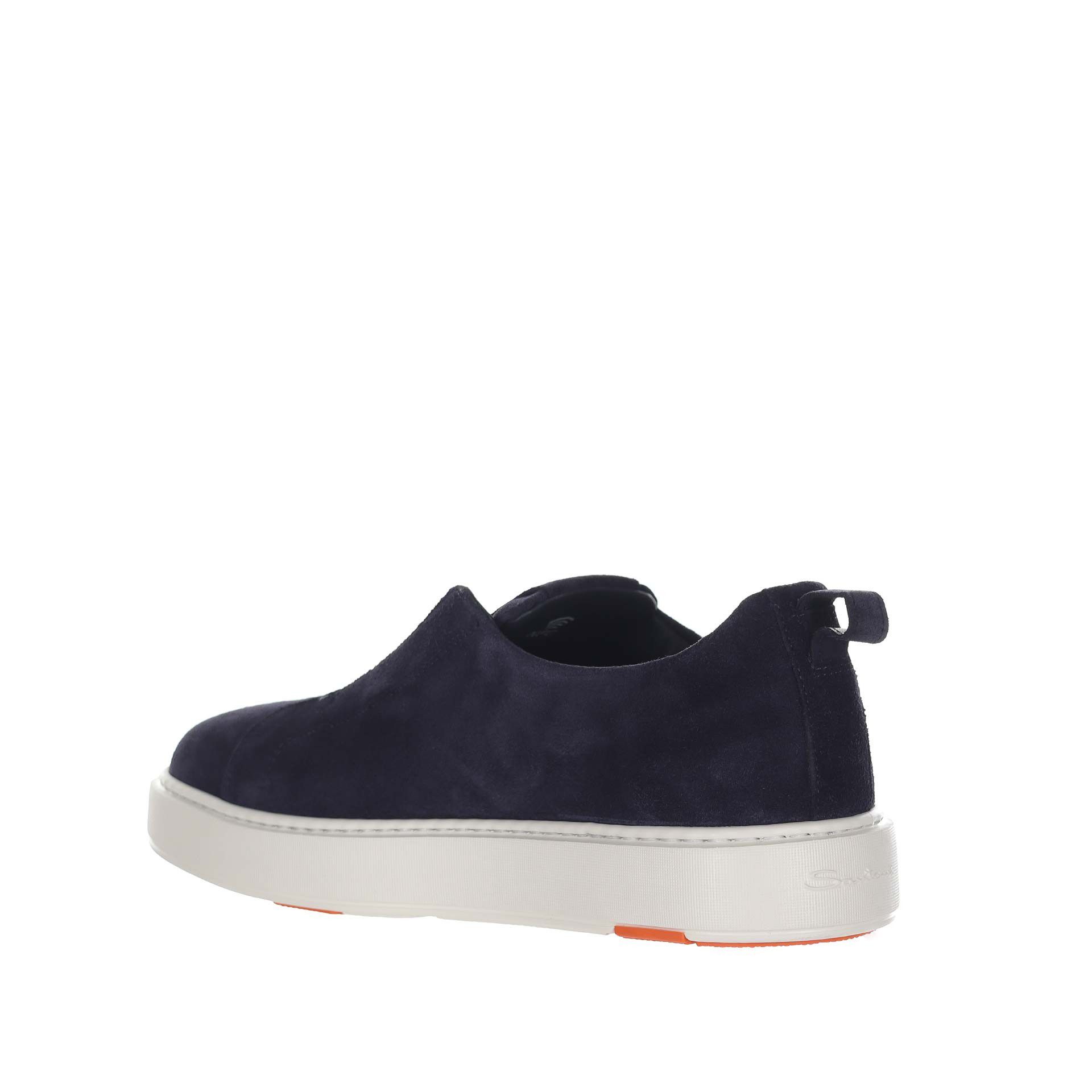 Santoni sneaker slip-on in suede da uomo