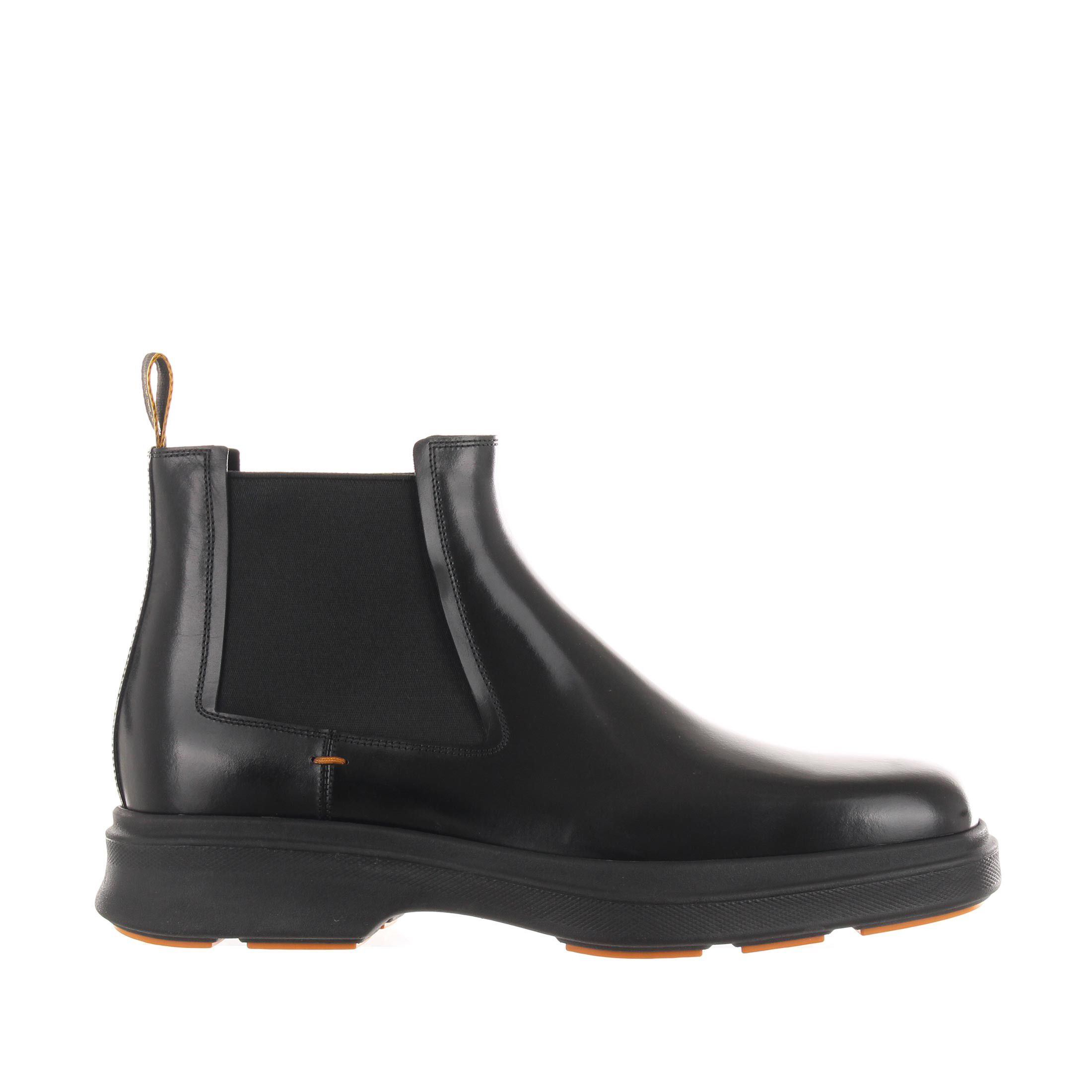 Santoni stivaletto beatles in pelle da uomo
