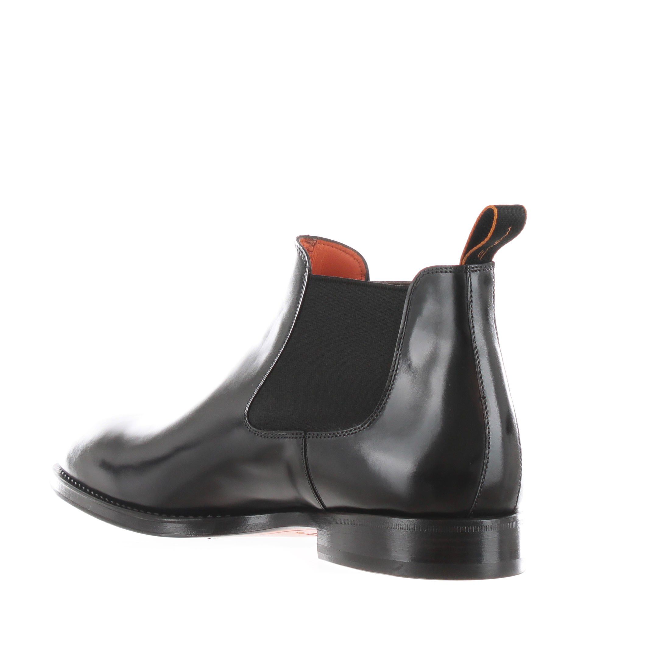 Santoni stivaletto chelsea in pelle da uomo
