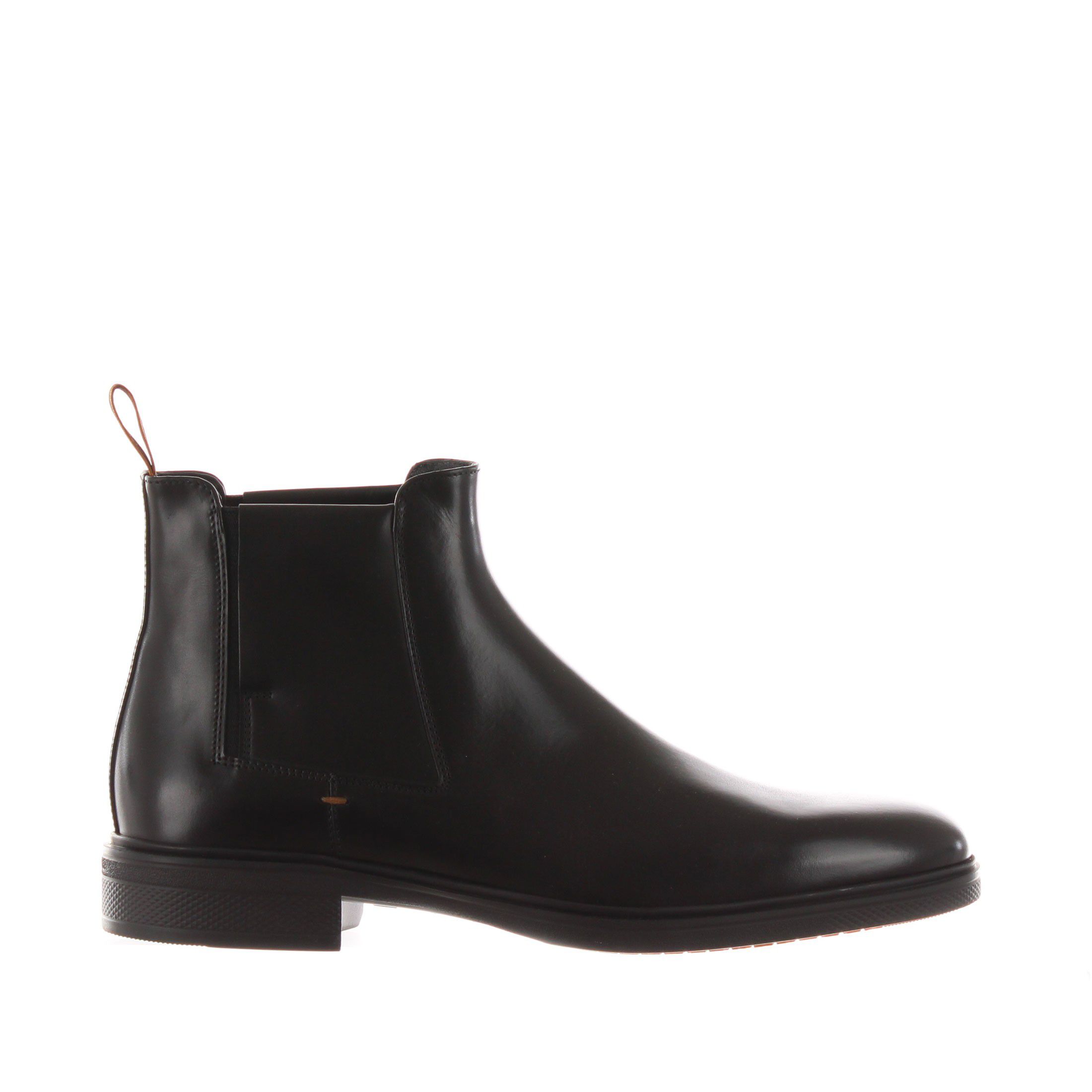 Santoni stivaletto easy in pelle da uomo