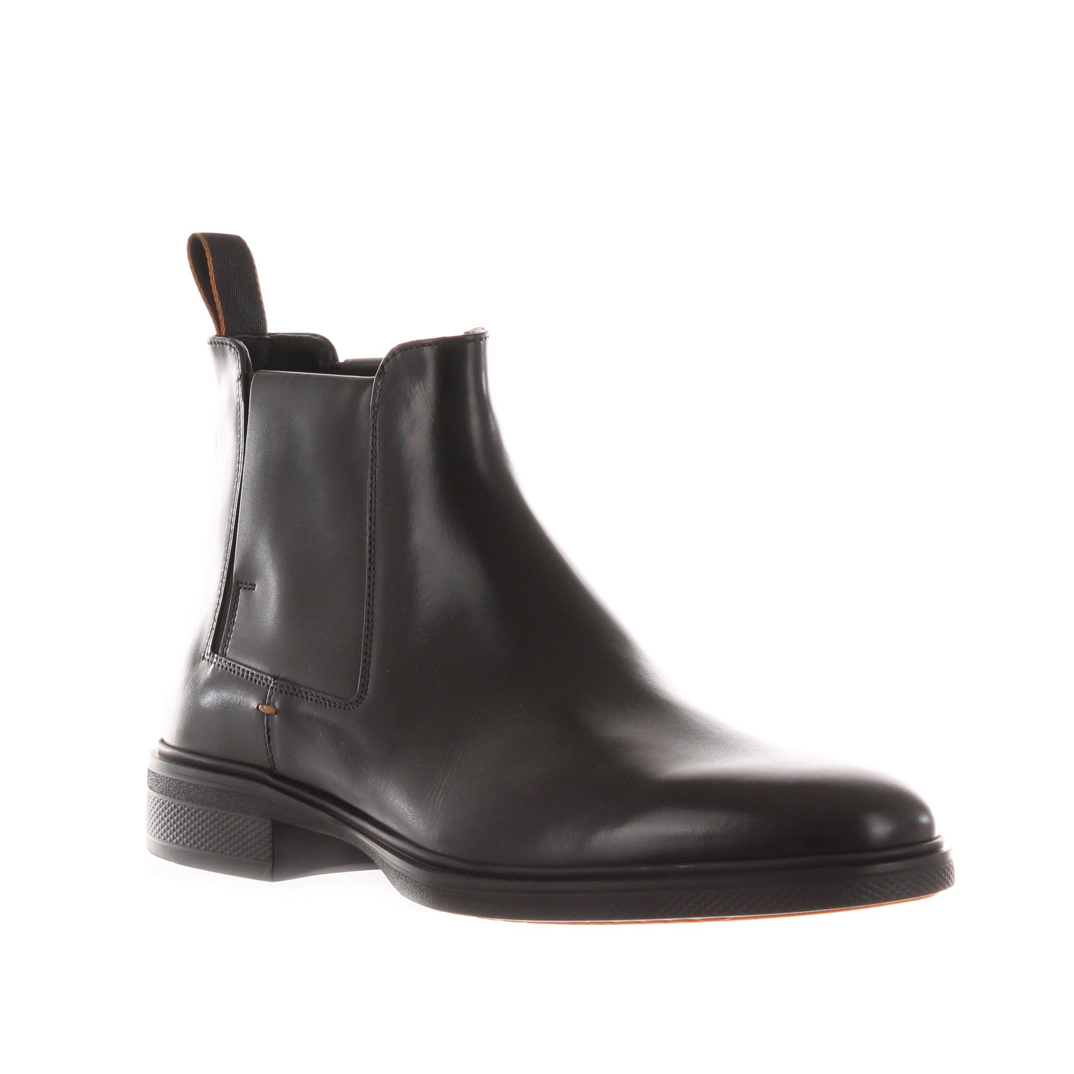 Santoni stivaletto easy in pelle da uomo