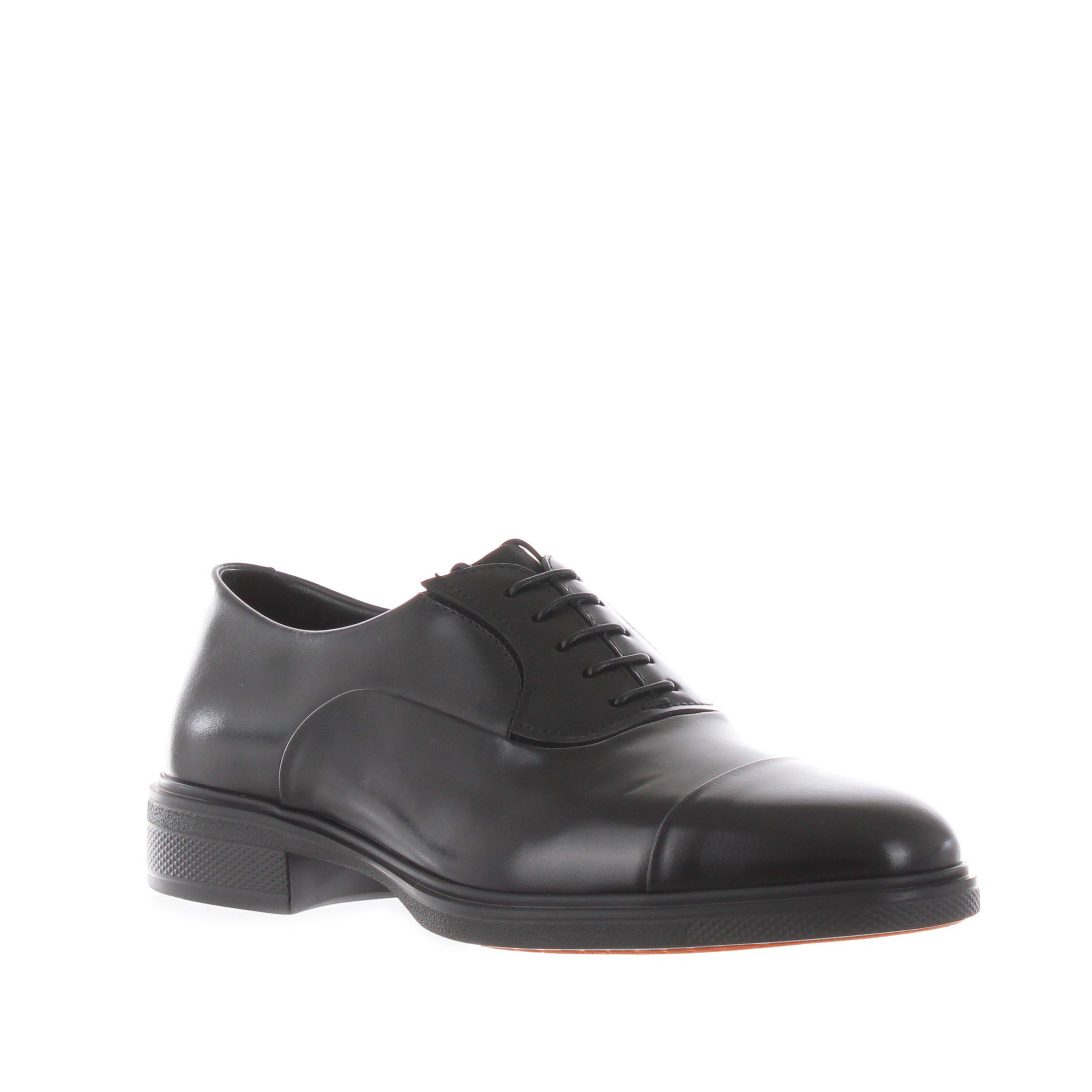 Santoni stringata oxford in pelle da uomo
