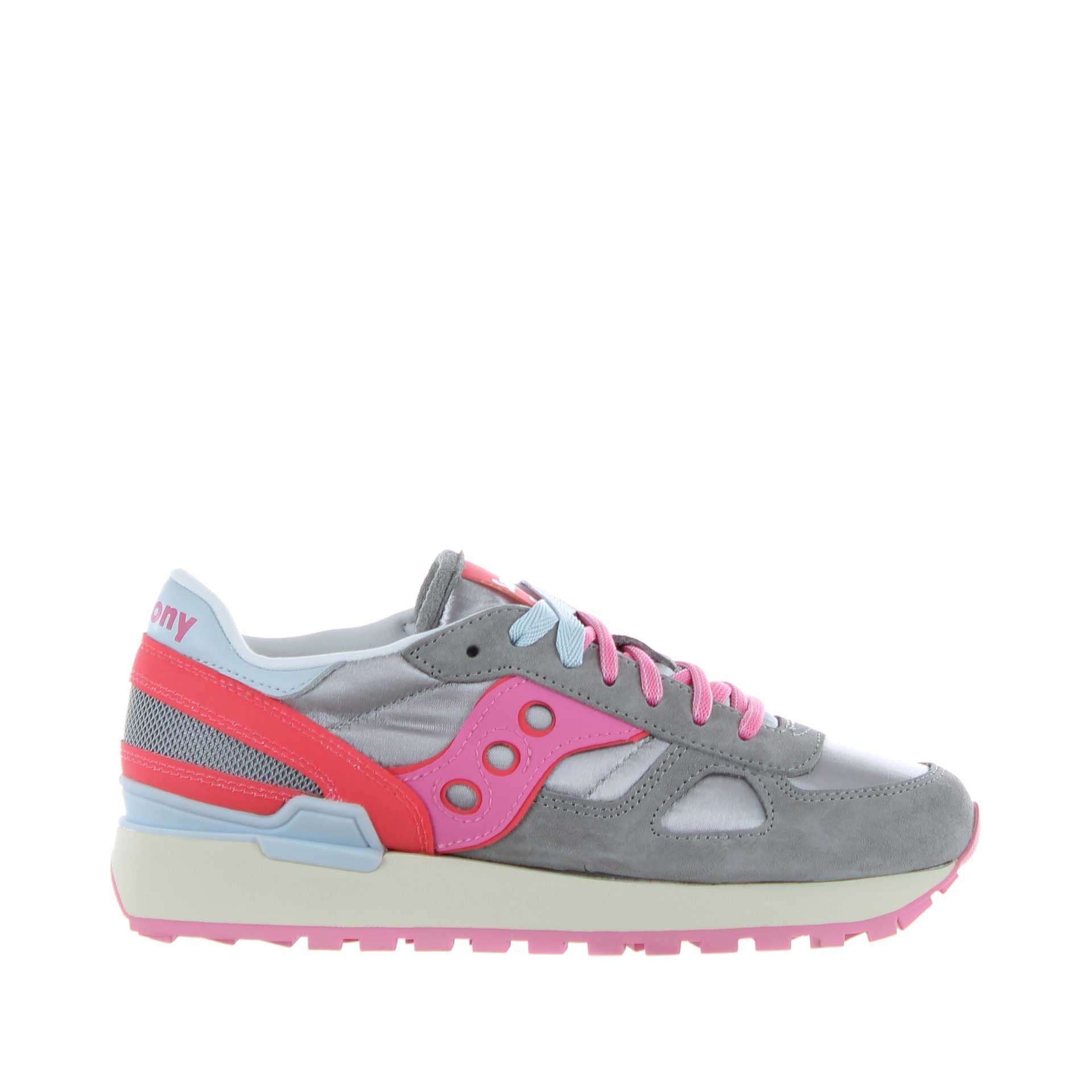 Saucony sneaker shadow original in camoscio e raso da donna