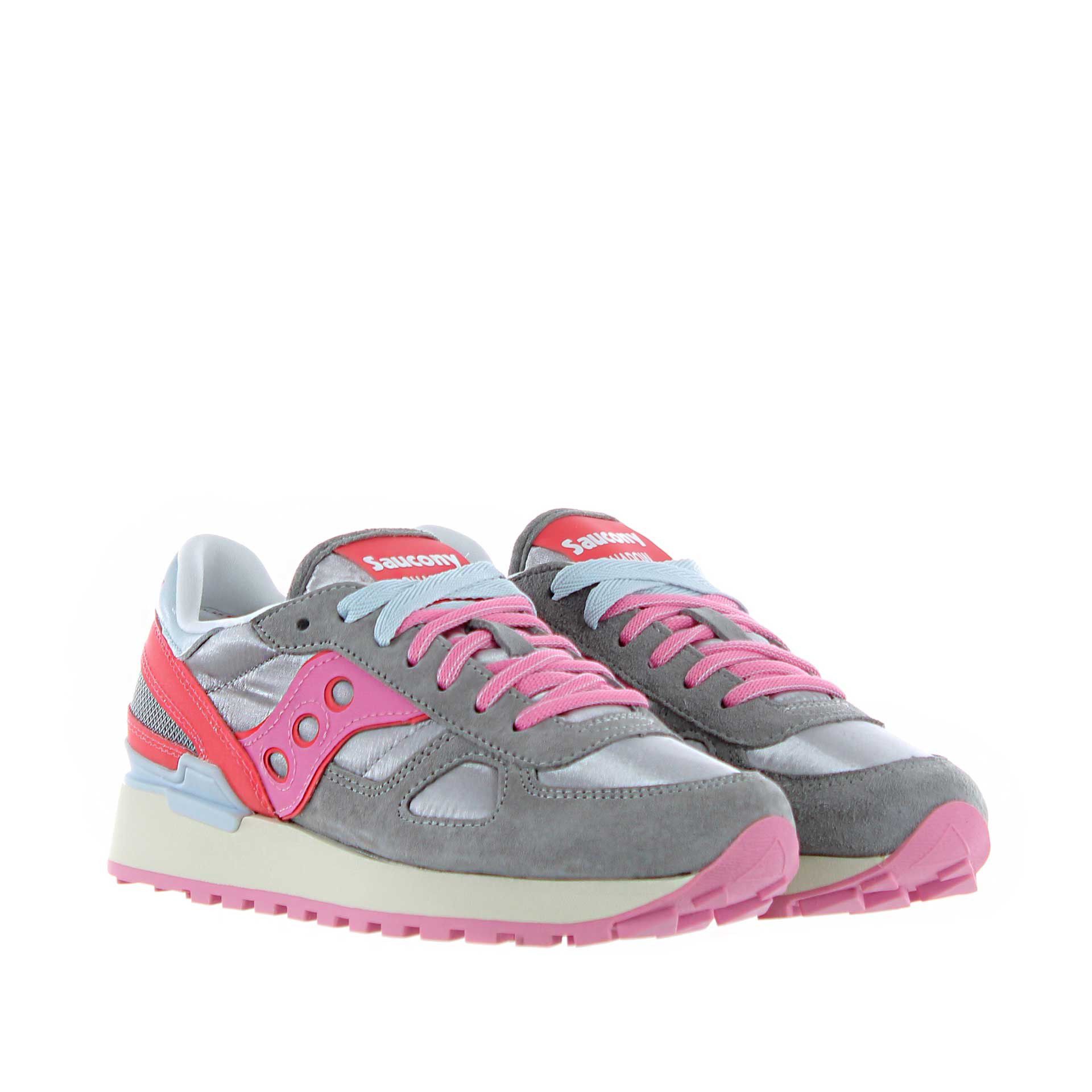 Saucony sneaker shadow original in camoscio e raso da donna