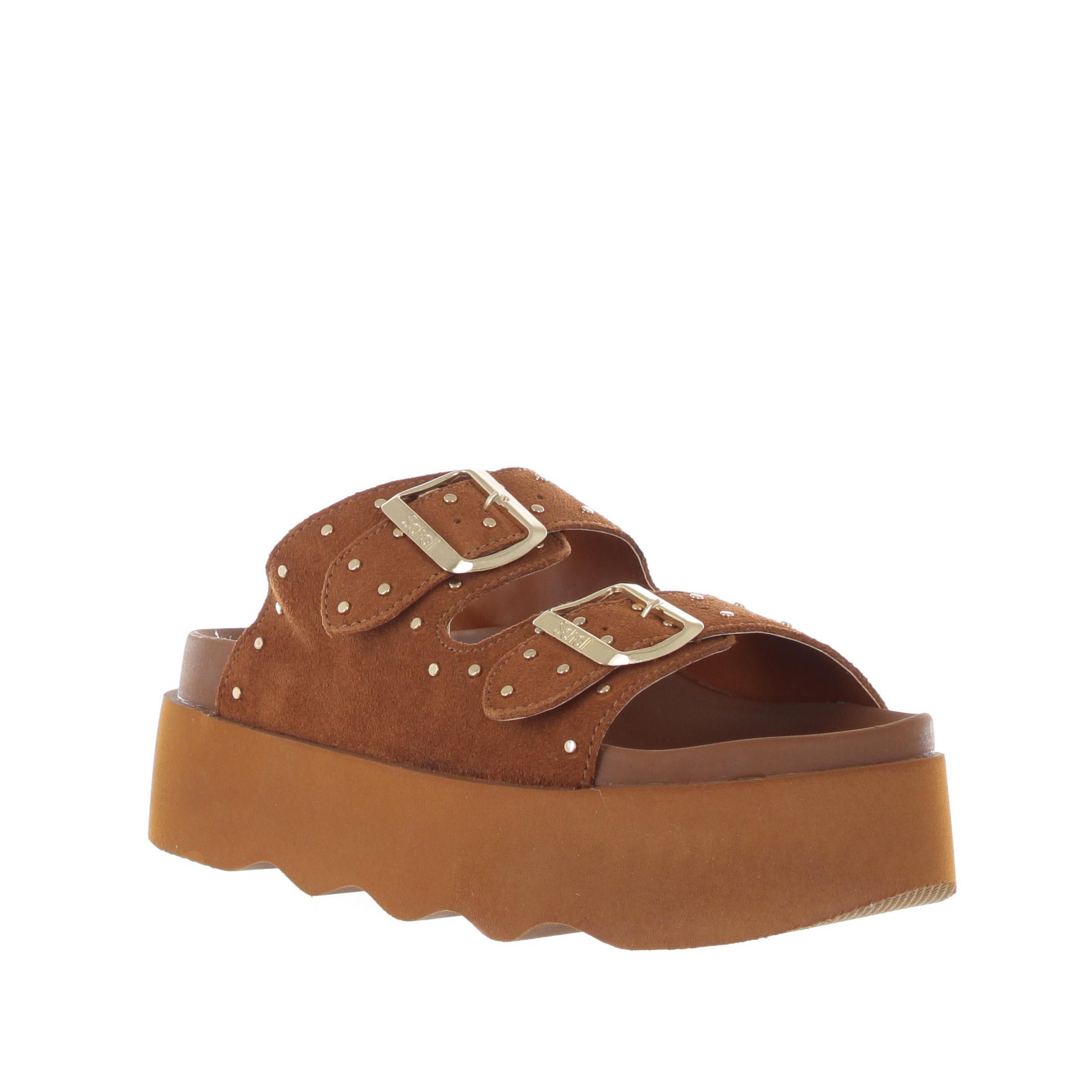 Scholl sandalo heather in suede da donna