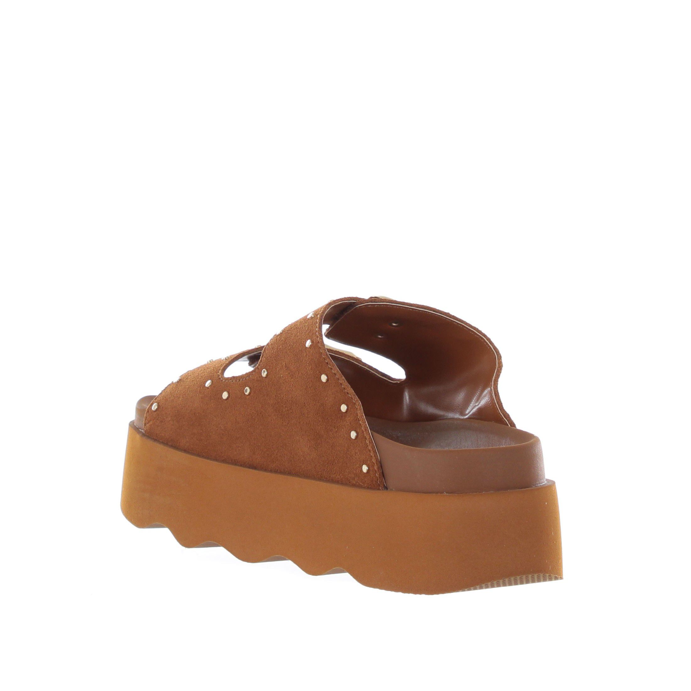 Scholl sandalo heather in suede da donna
