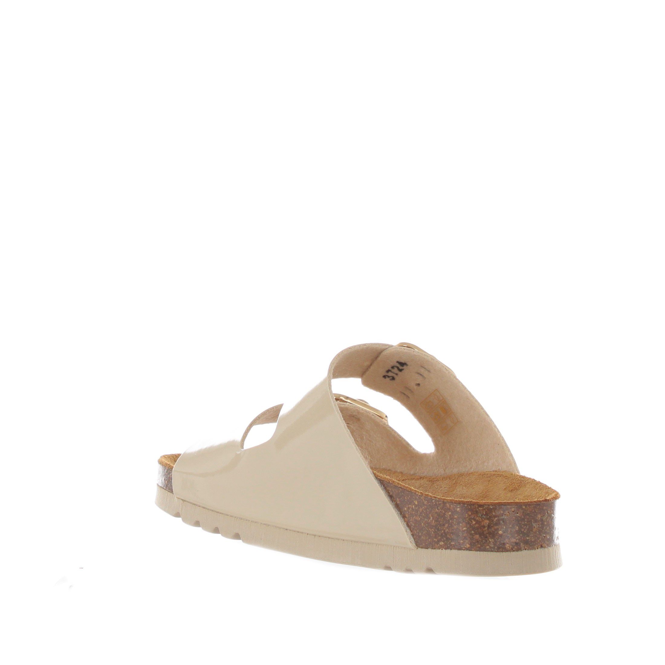 Scholl sandalo josephine beige synth pat da donna