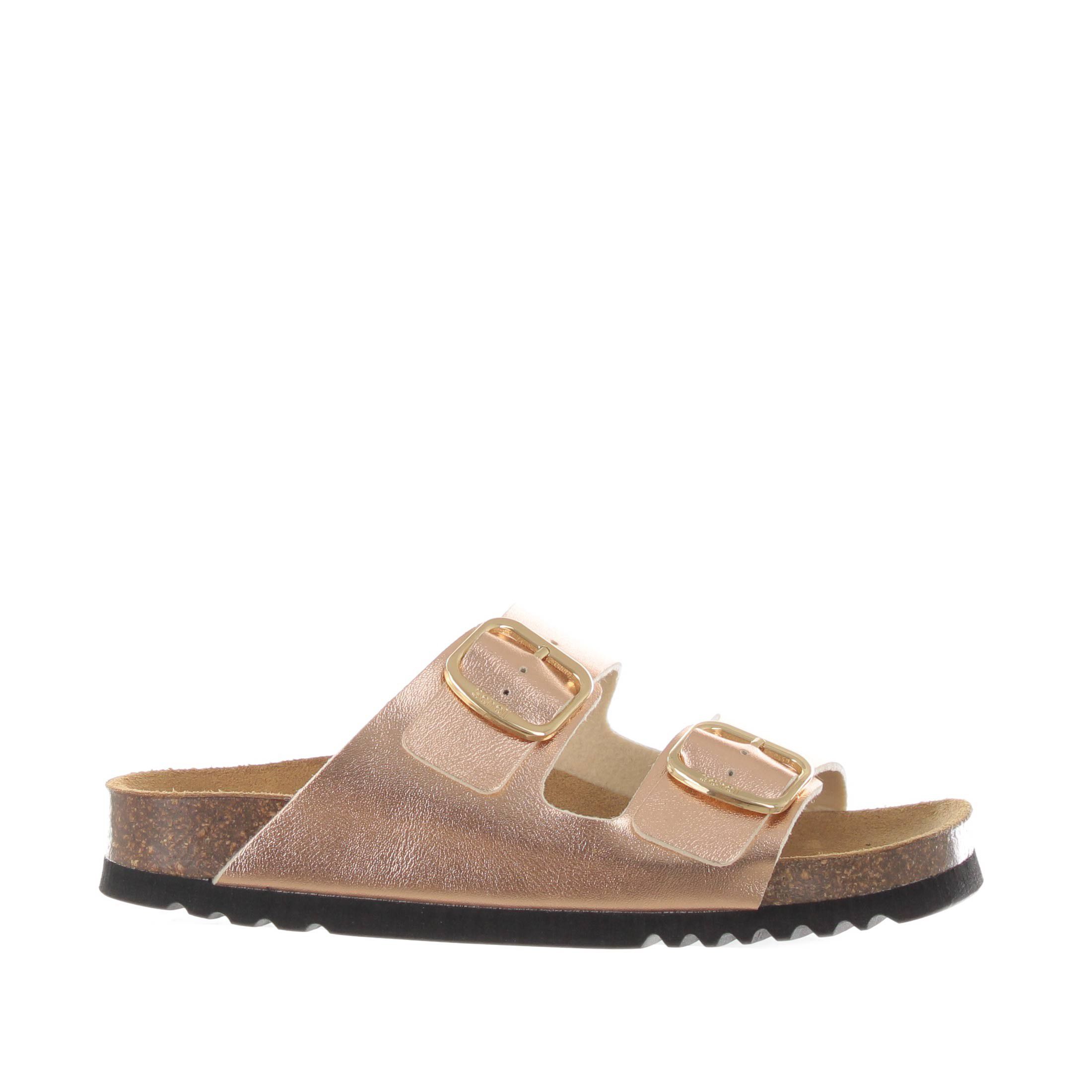 Scholl sandalo josephine in pelle laminata da donna