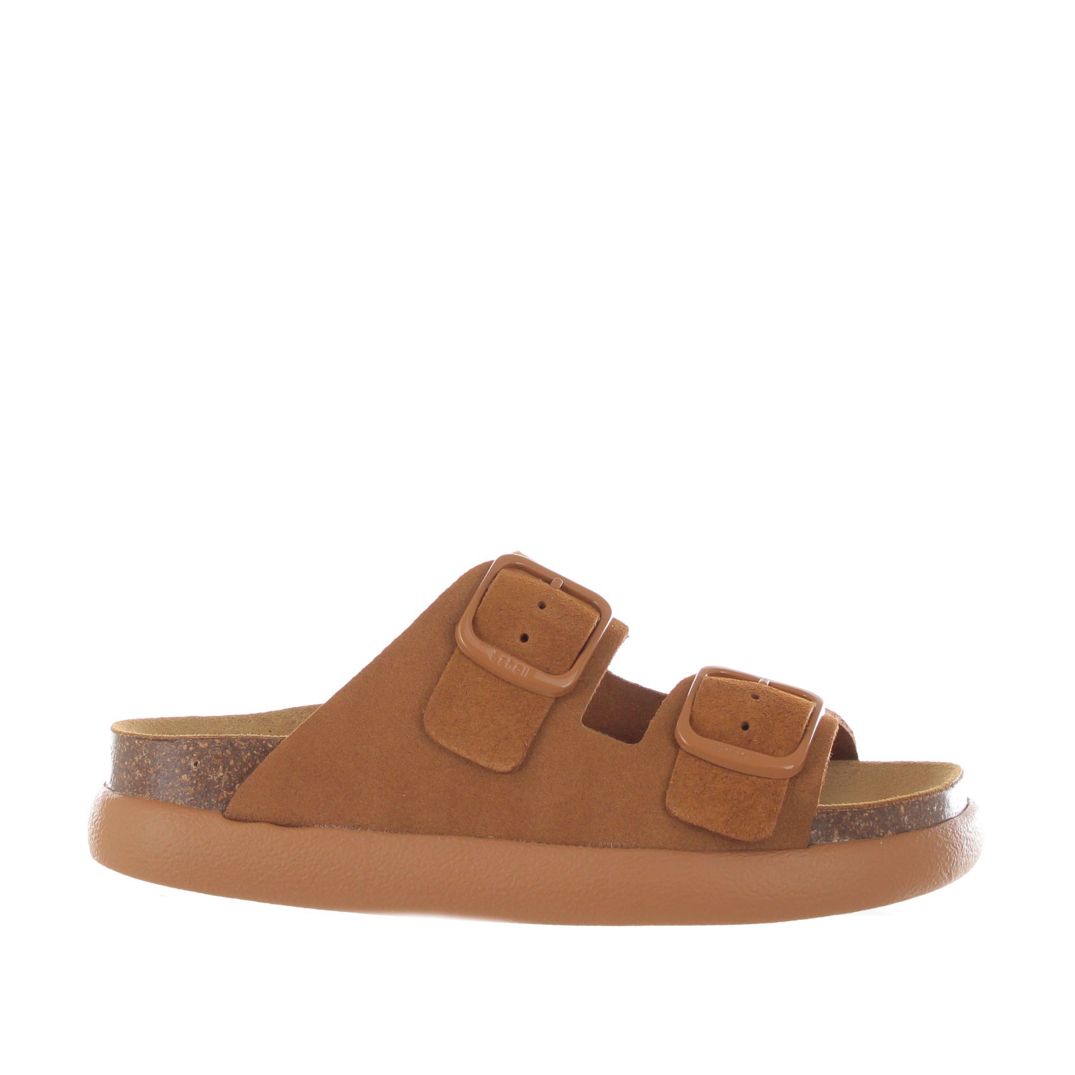 Scholl sandalo noelle chunky in camoscio da donna