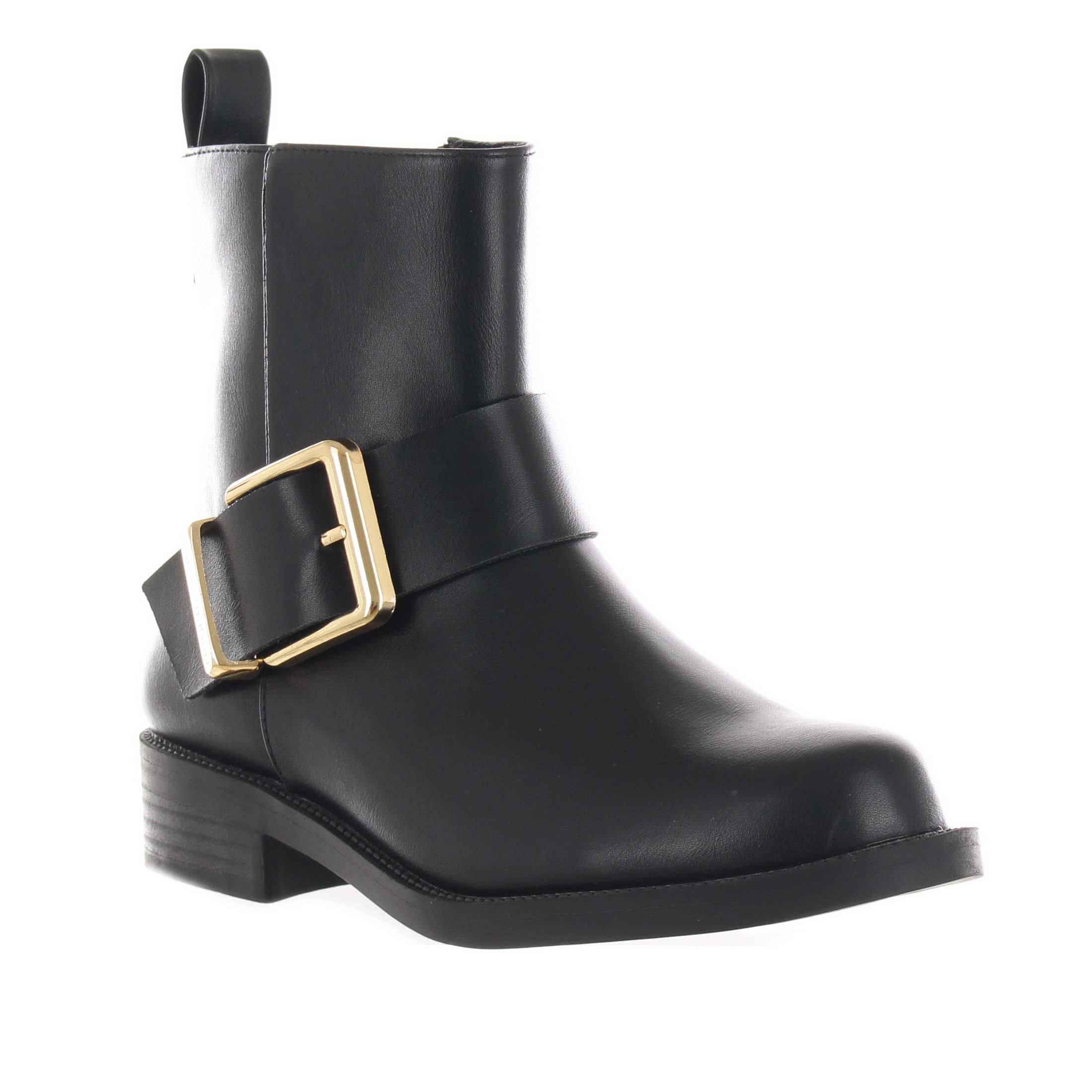 Solo soprani stivaletto in pelle con cinturino decorativo da donna