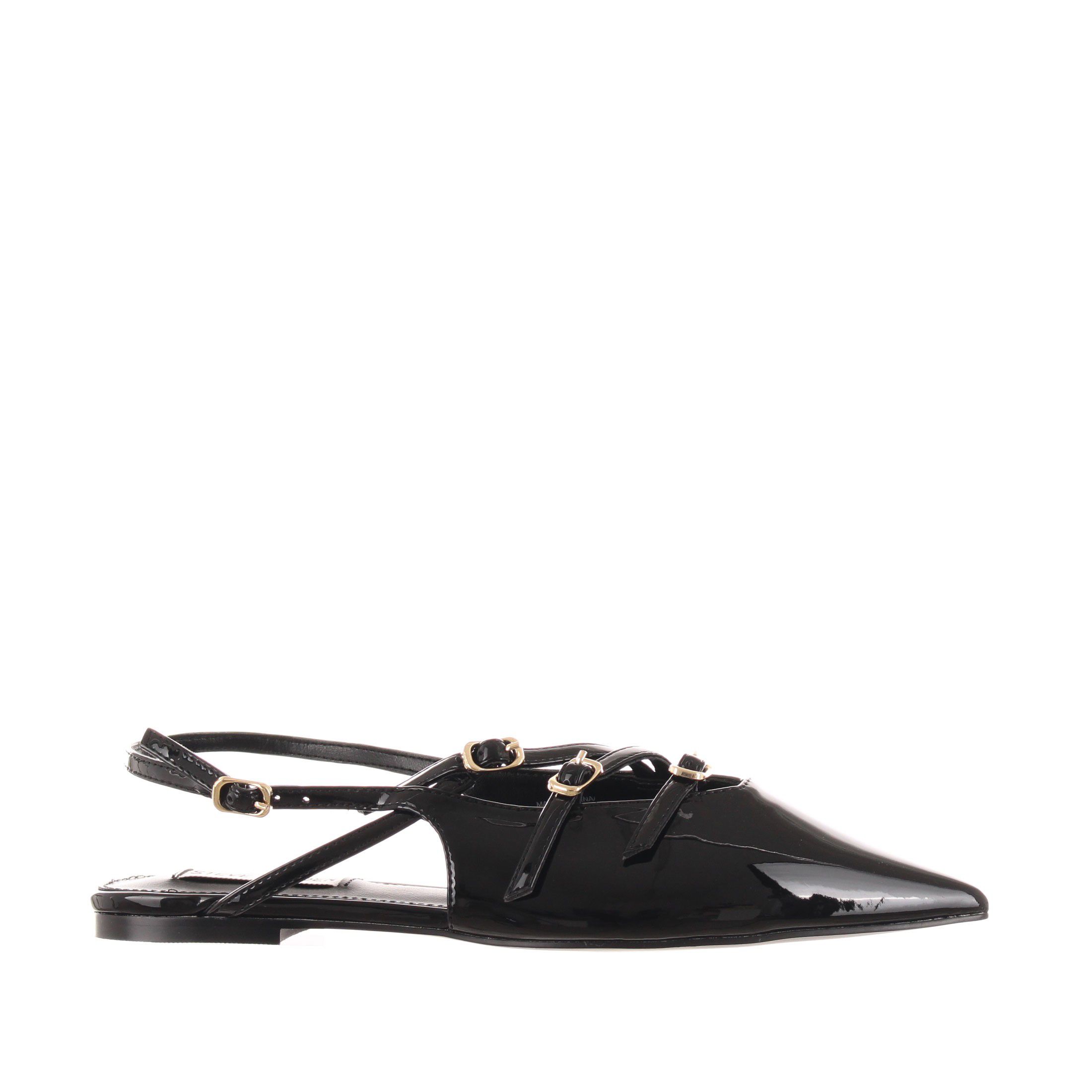 Steve madden ballerina slingback a punta in vernice da donna