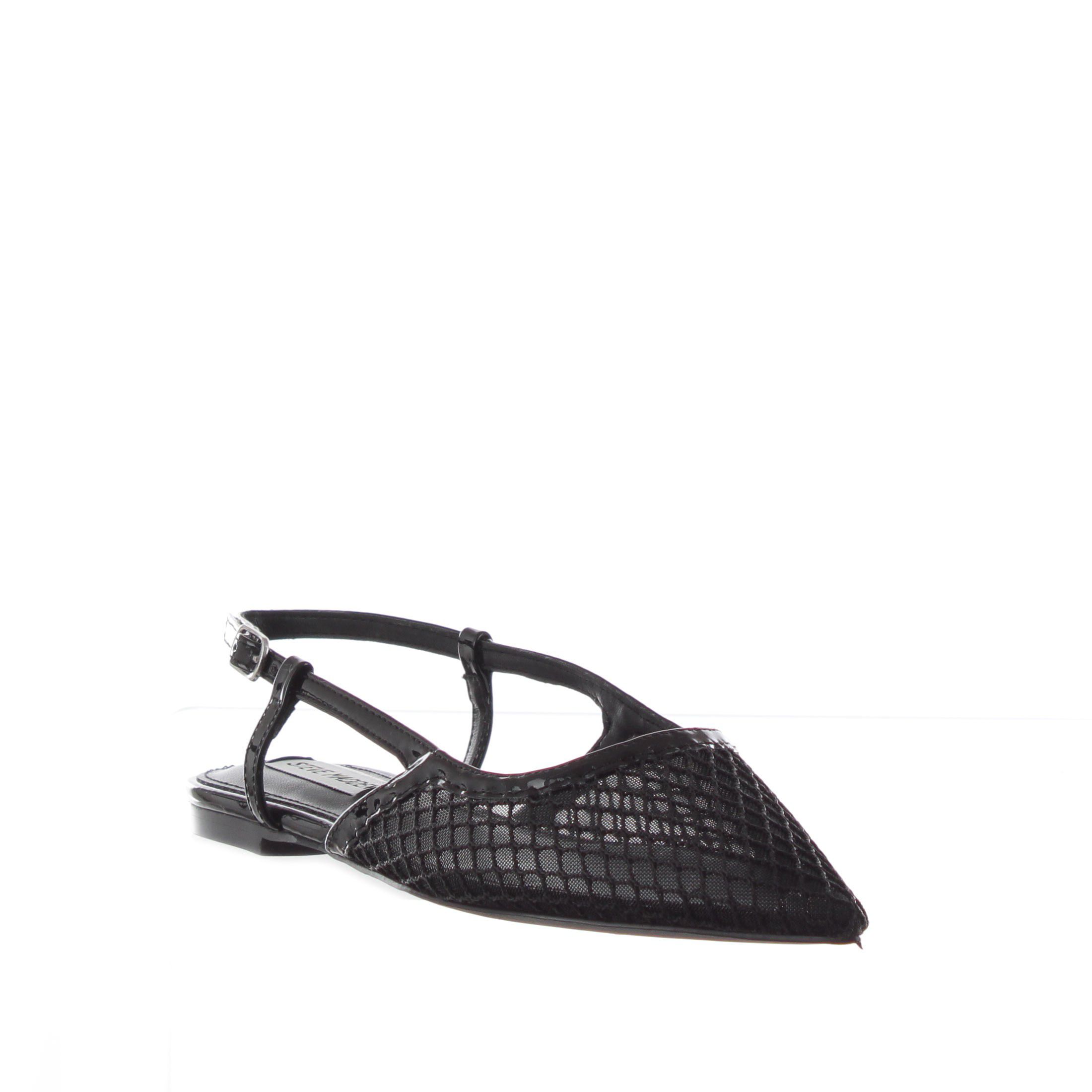 Steve madden ballerina slingshot in tessuto a rete da donna
