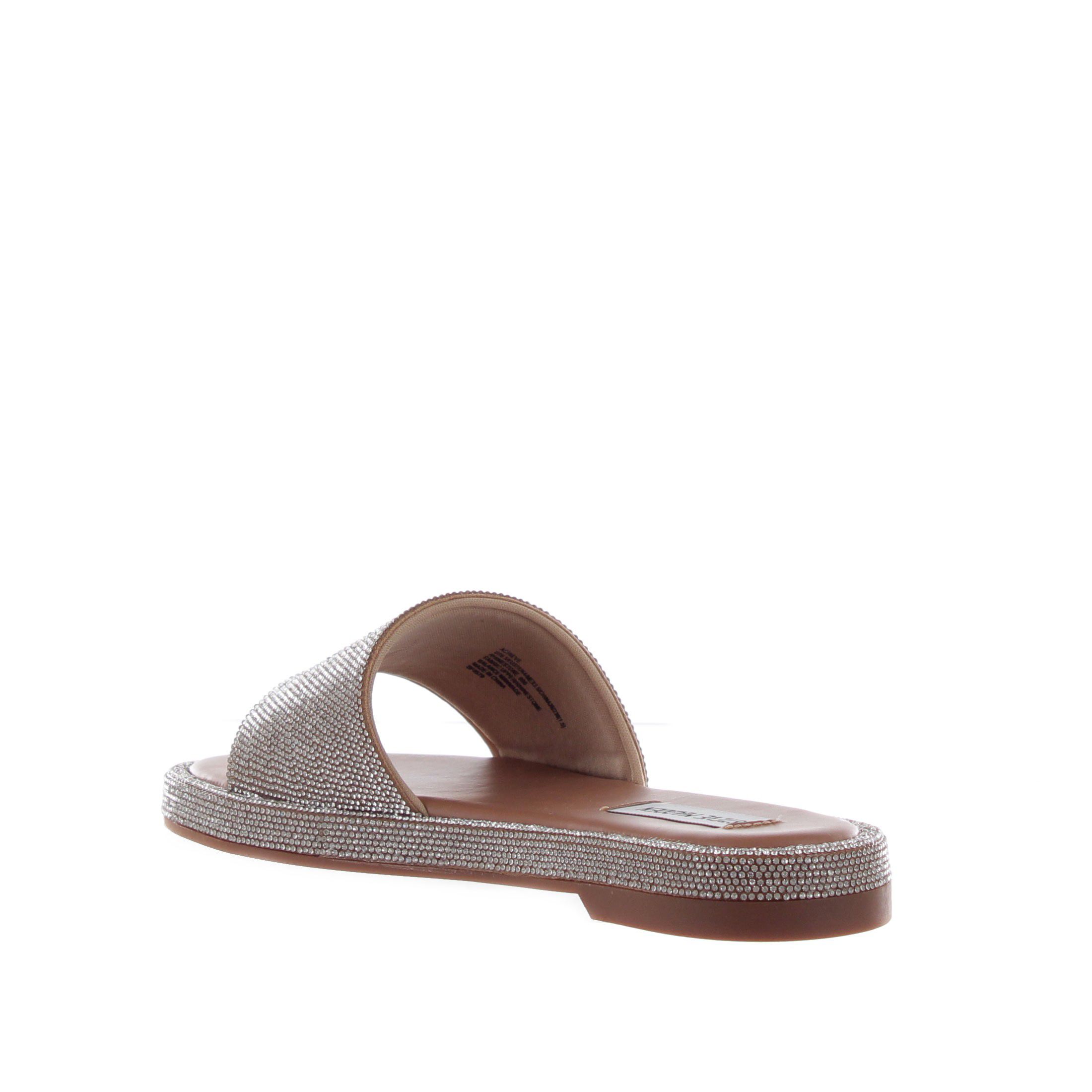 Steve madden ciabatta achieve in suede con strass da donna