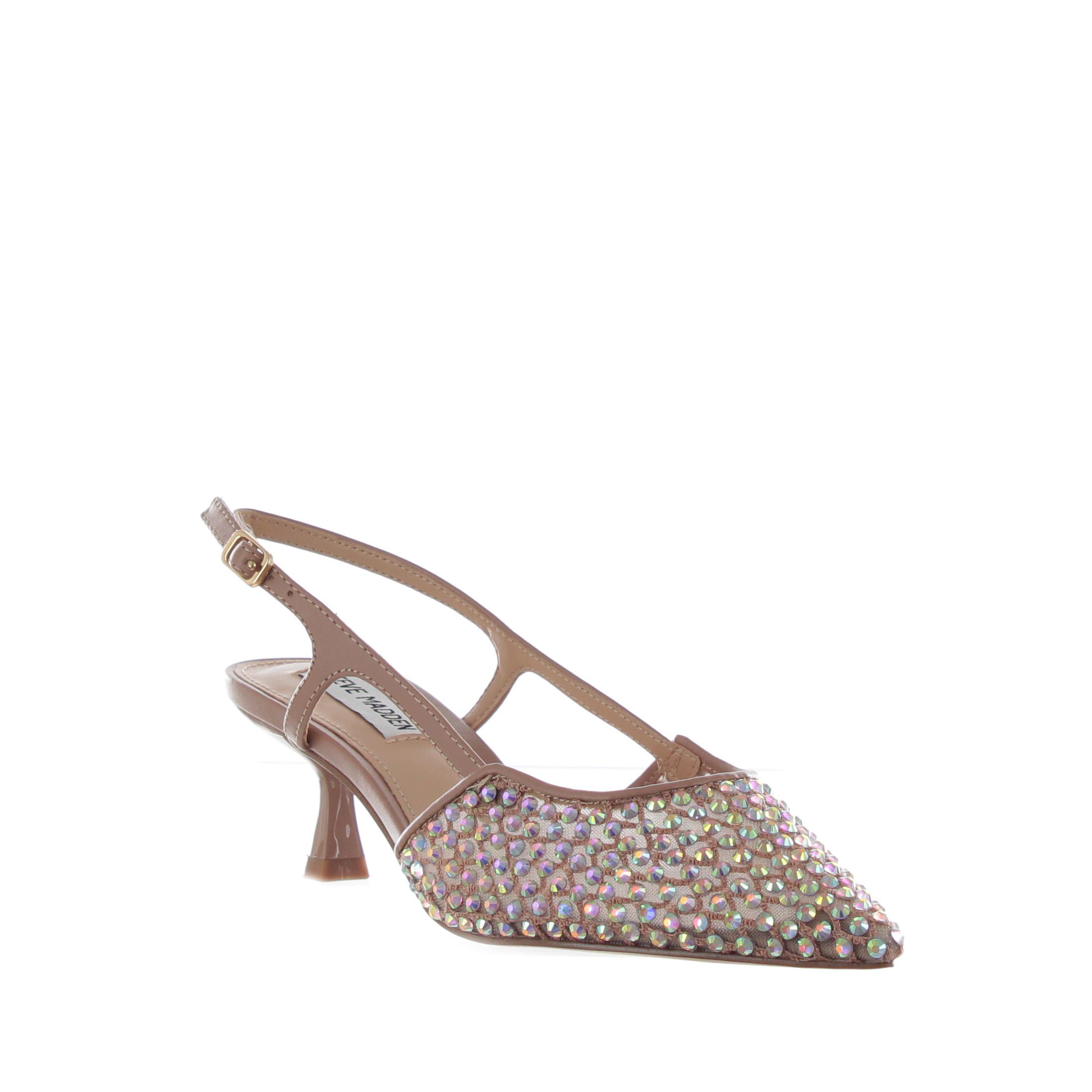 Steve madden décolleté slingback legaci in tessuto a rete da donna