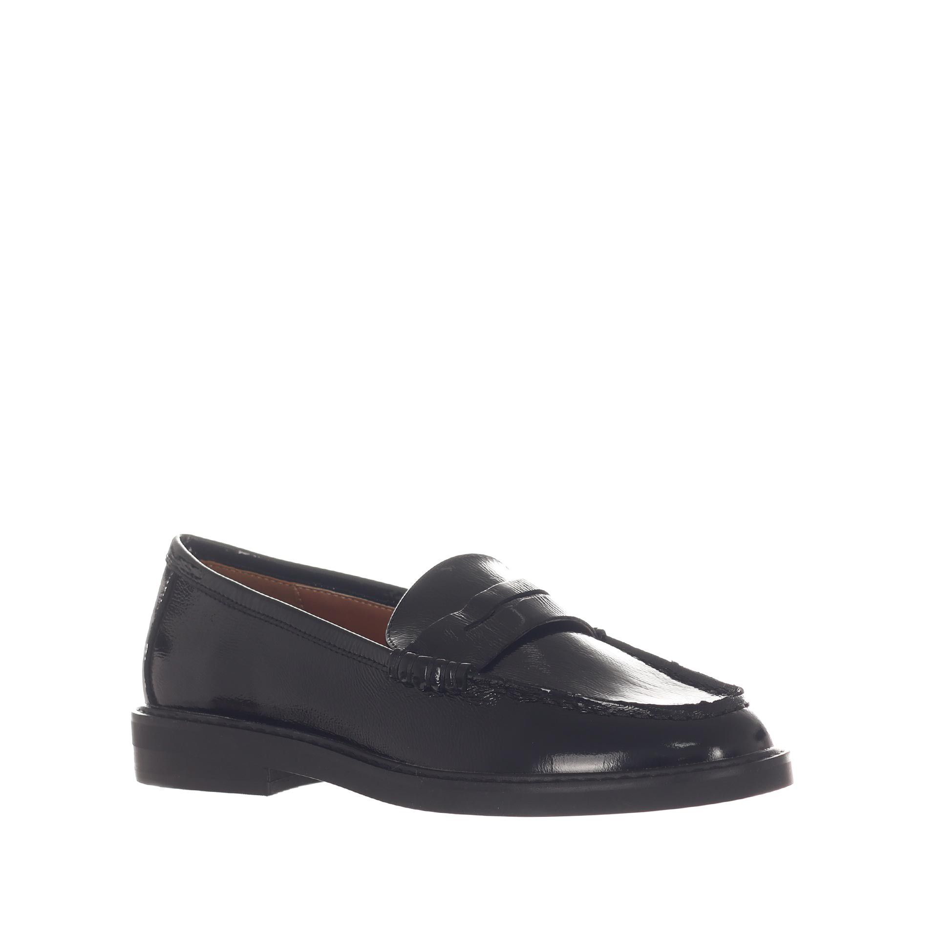 Steve madden mocassino con mascherina adison in vernice da donna