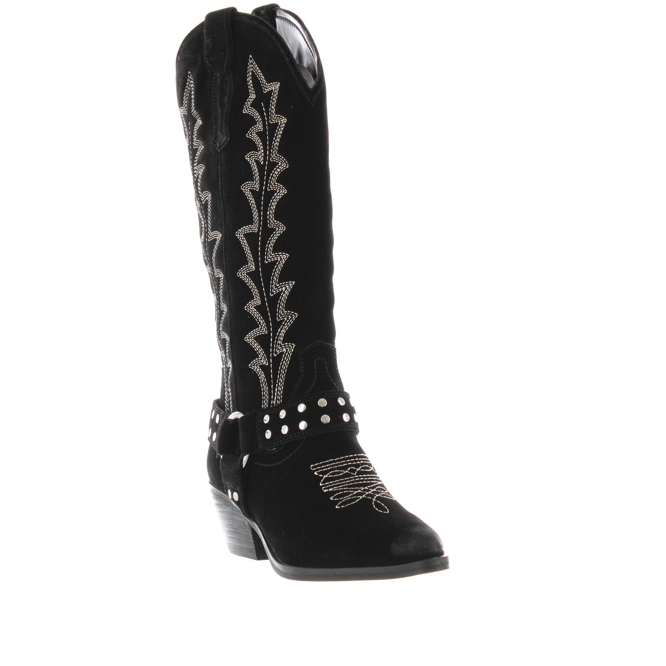Steve madden stivale texano in camoscio da donna