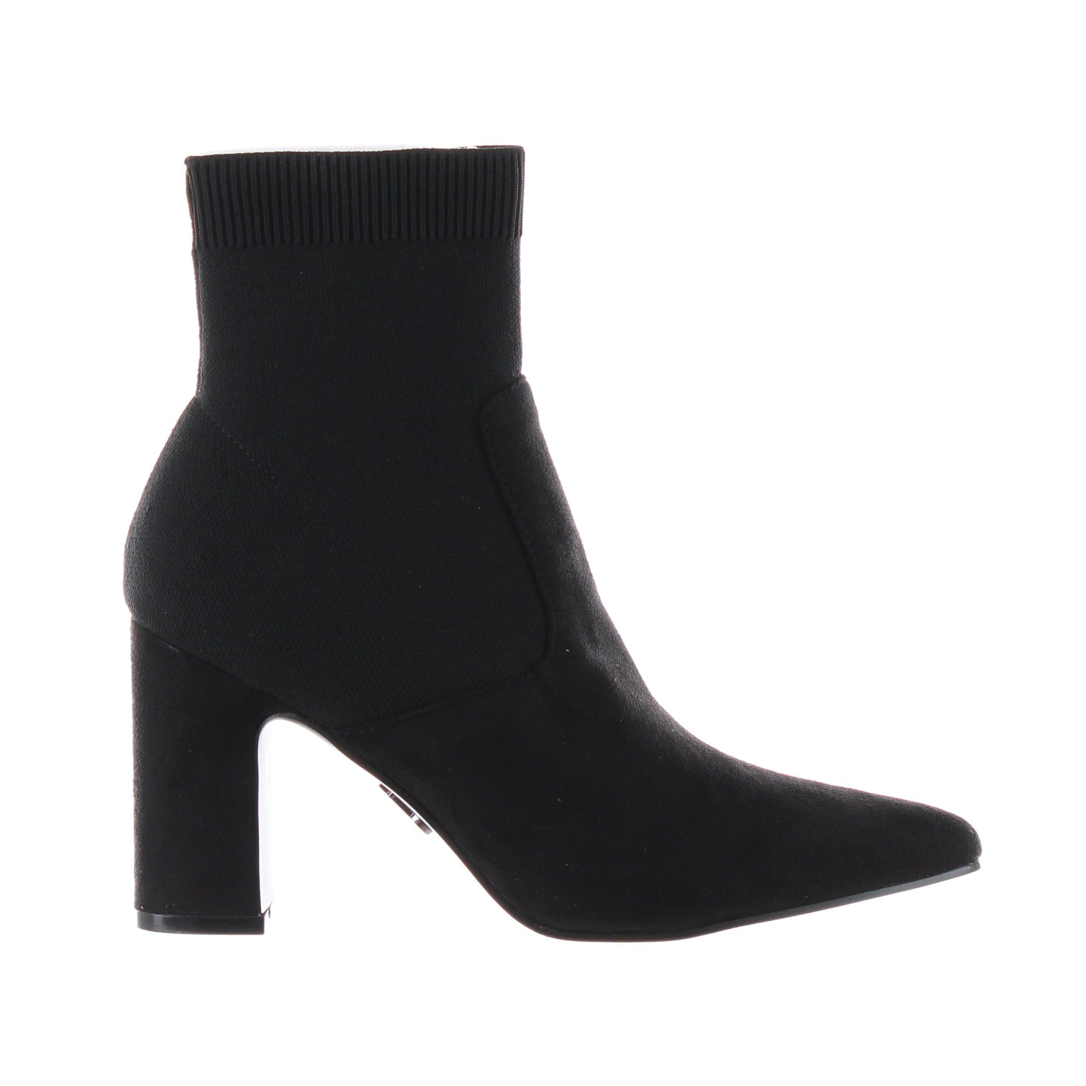 Steve madden stivaletto in camoscio con gambale stretch da donna