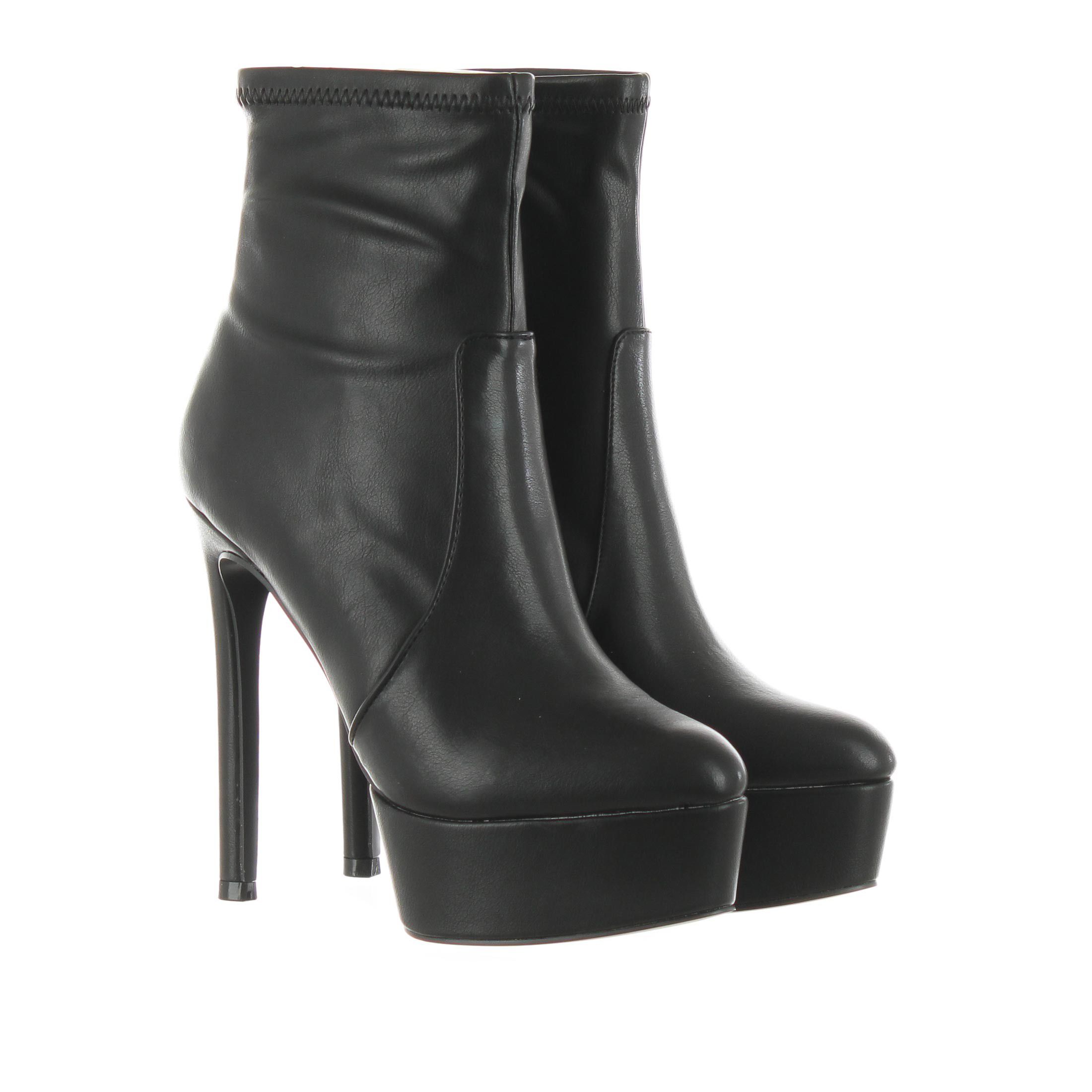 Steve madden stivaletto platform in pelle da donna