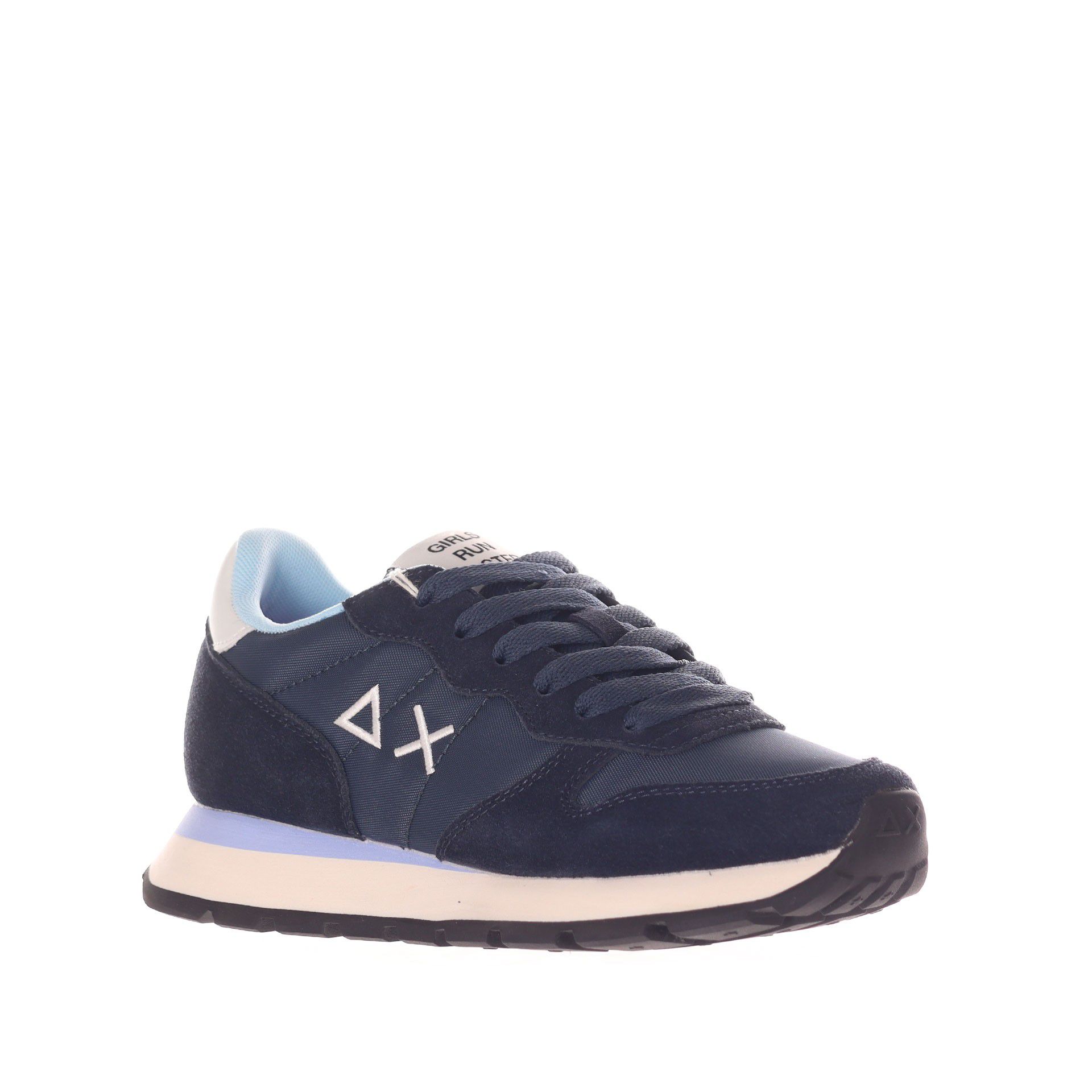 Sun68 sneaker ally solid in camoscio e nylon da donna