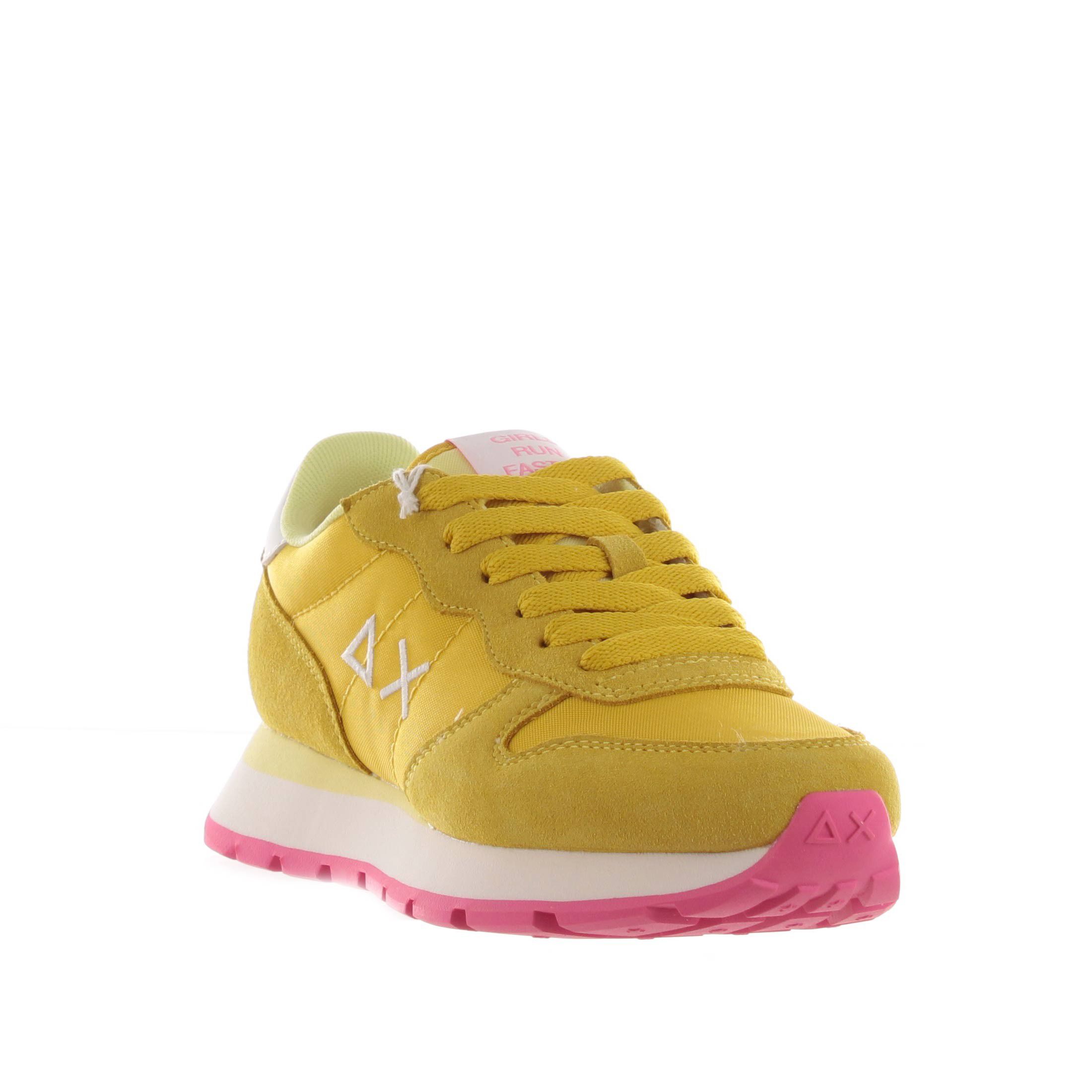 Sun68 sneaker ally solid in camoscio e nylon da donna