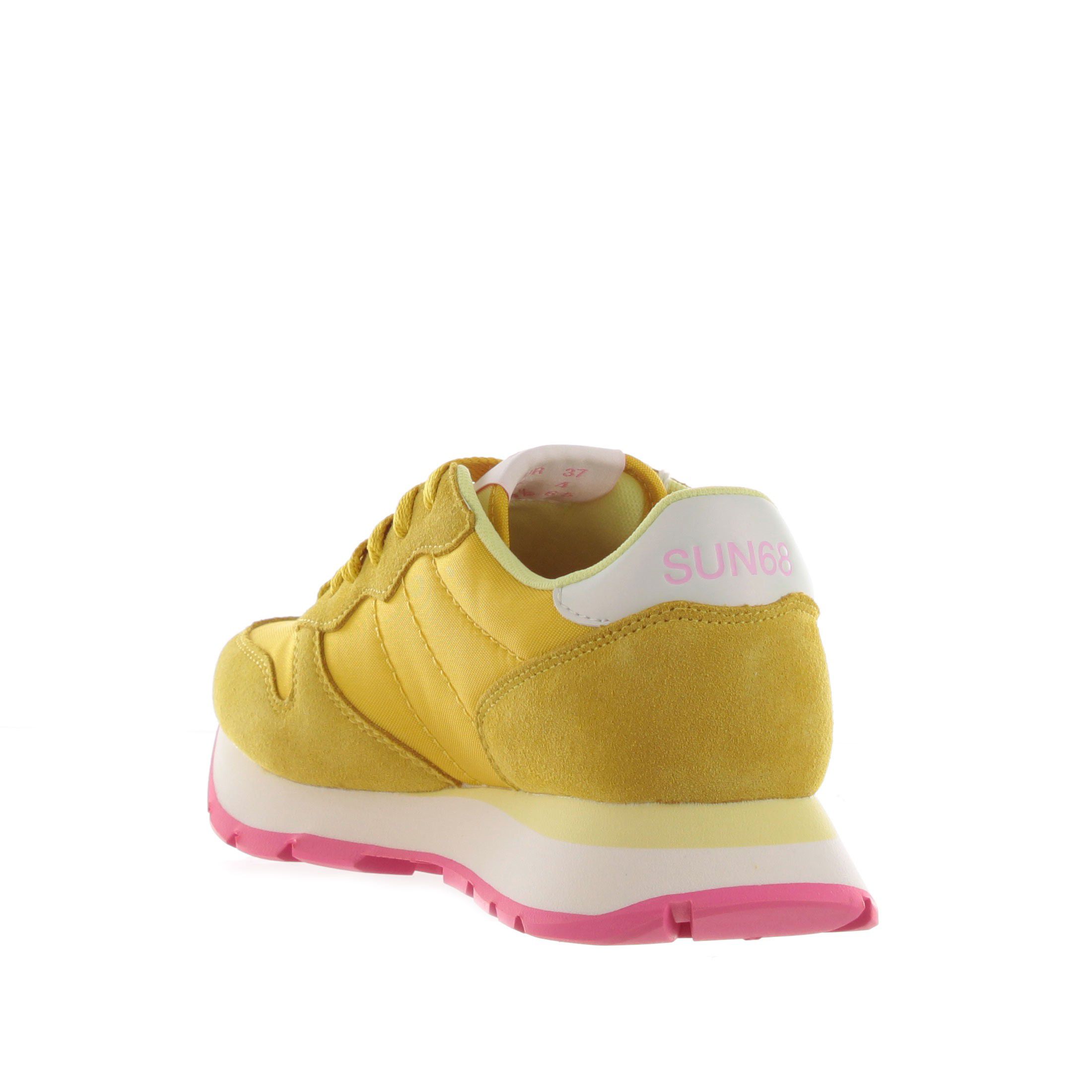 Sun68 sneaker ally solid in camoscio e nylon da donna