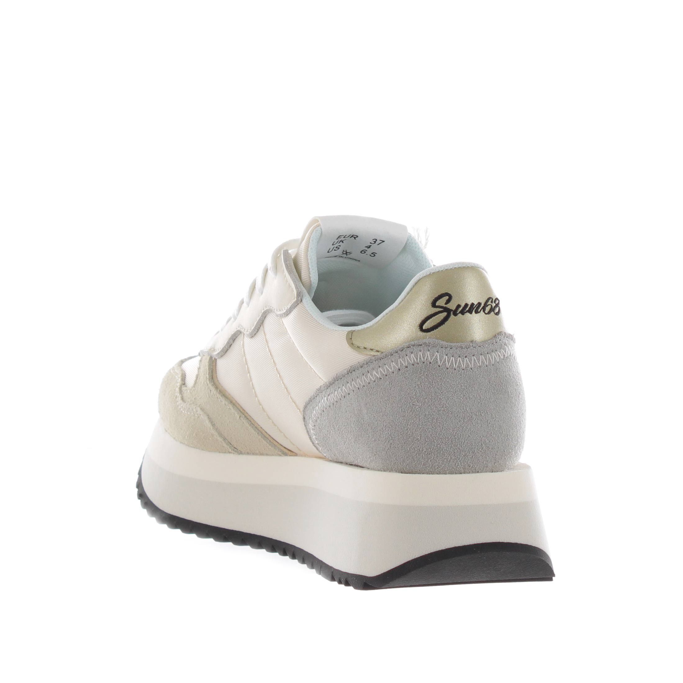Sun68 sneaker big ally in camoscio e nylon da donna