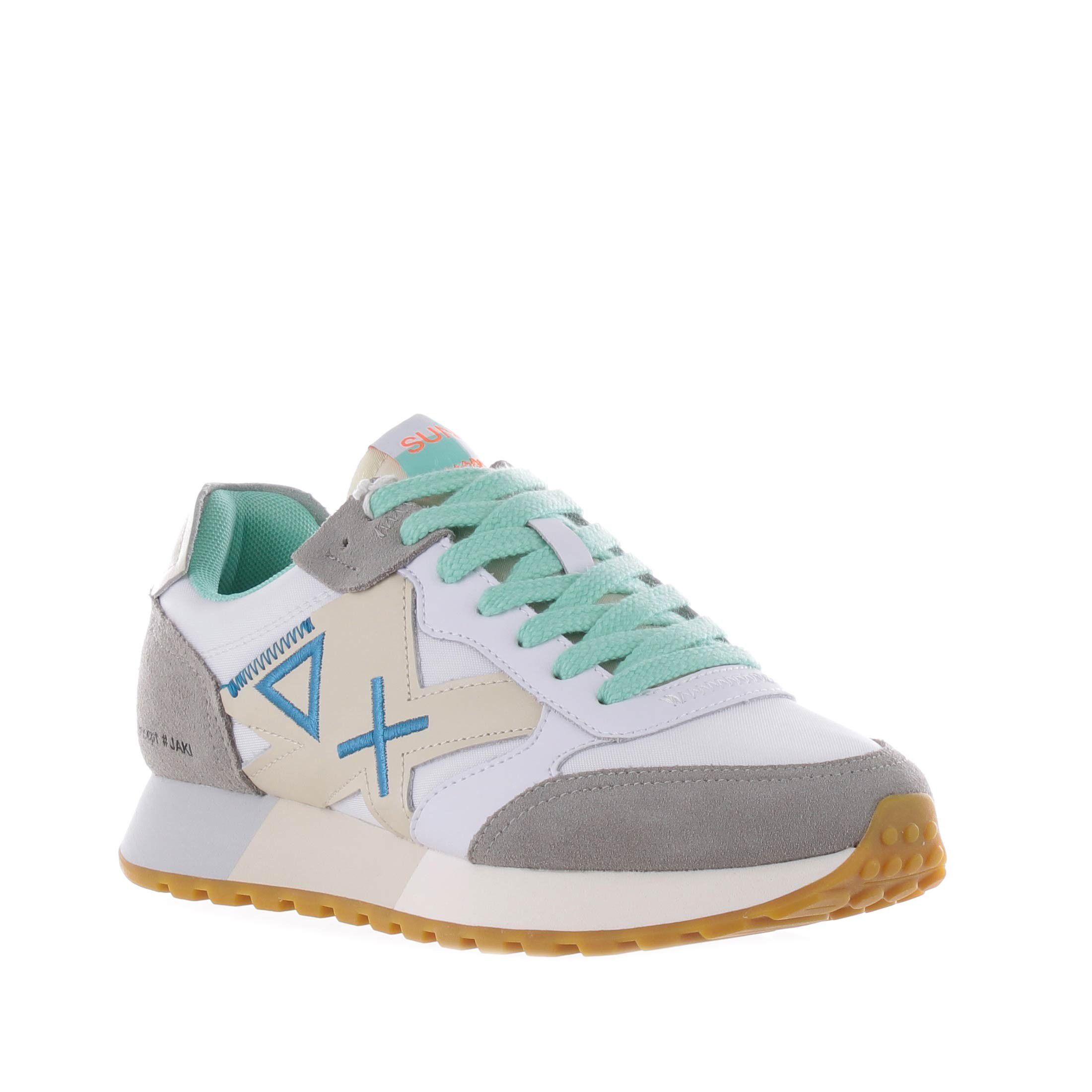 Sun68 sneaker jaki uncle in camoscio e nylon da uomo