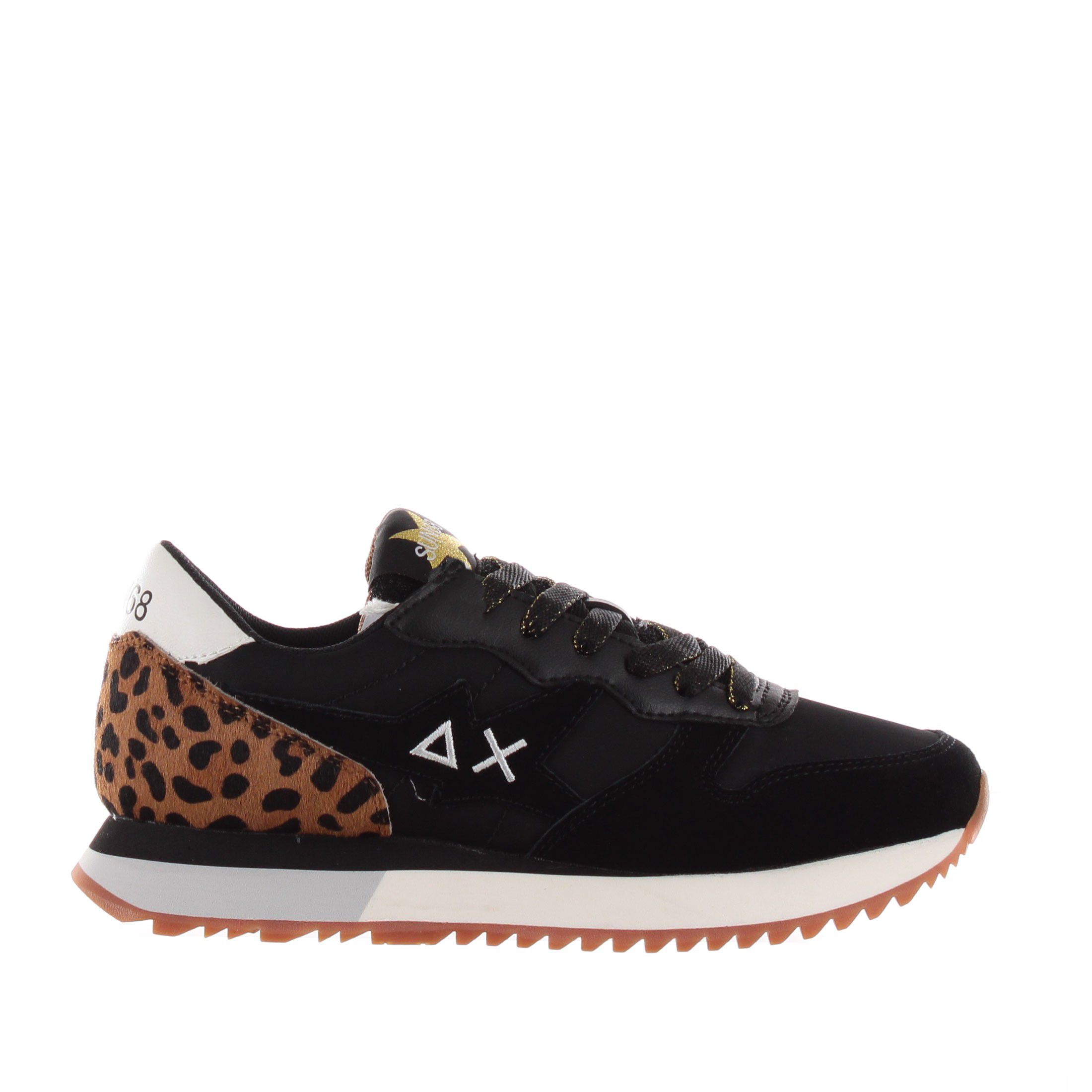 Sun68 sneaker stargirl animal in camoscio da donna