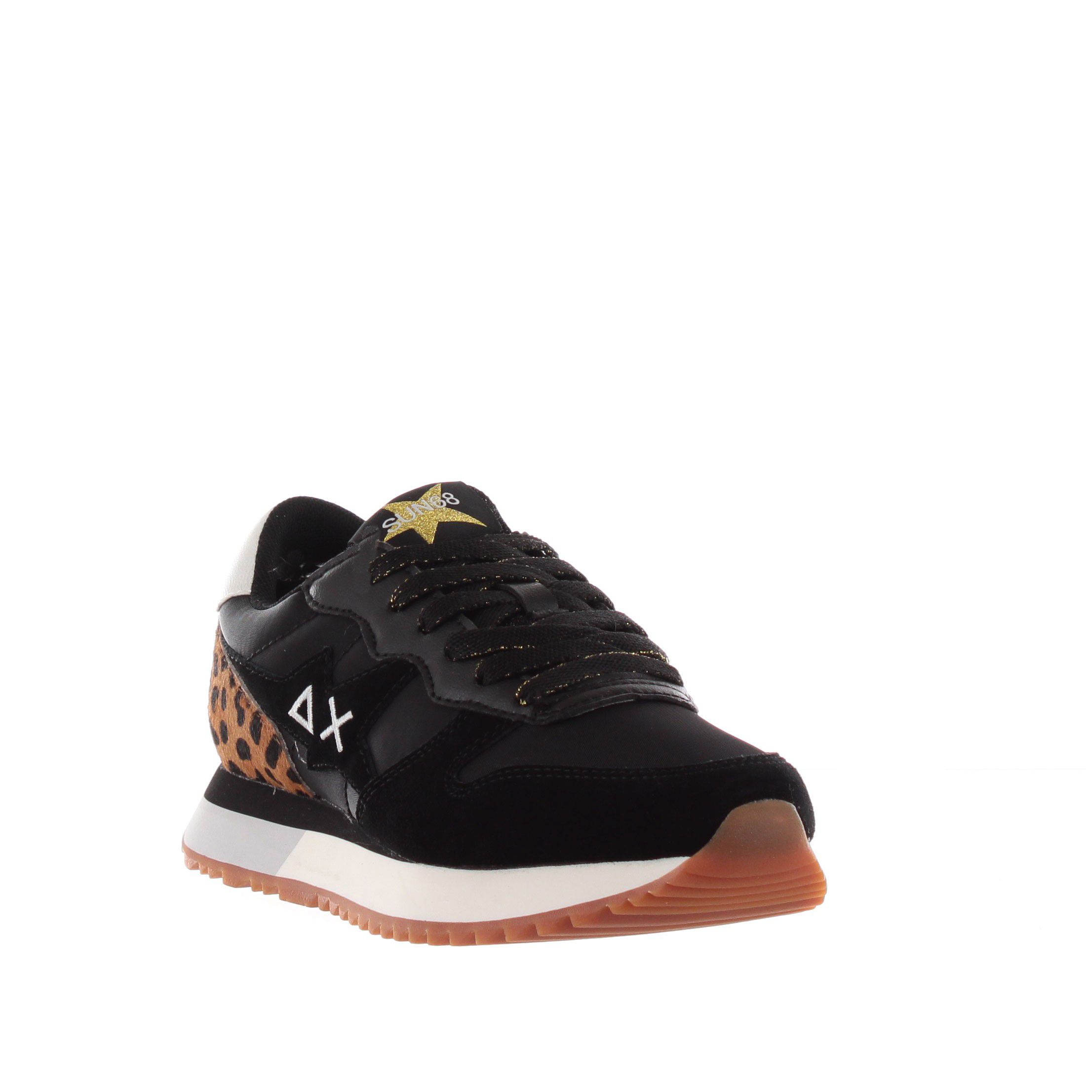 Sun68 sneaker stargirl animal in camoscio da donna