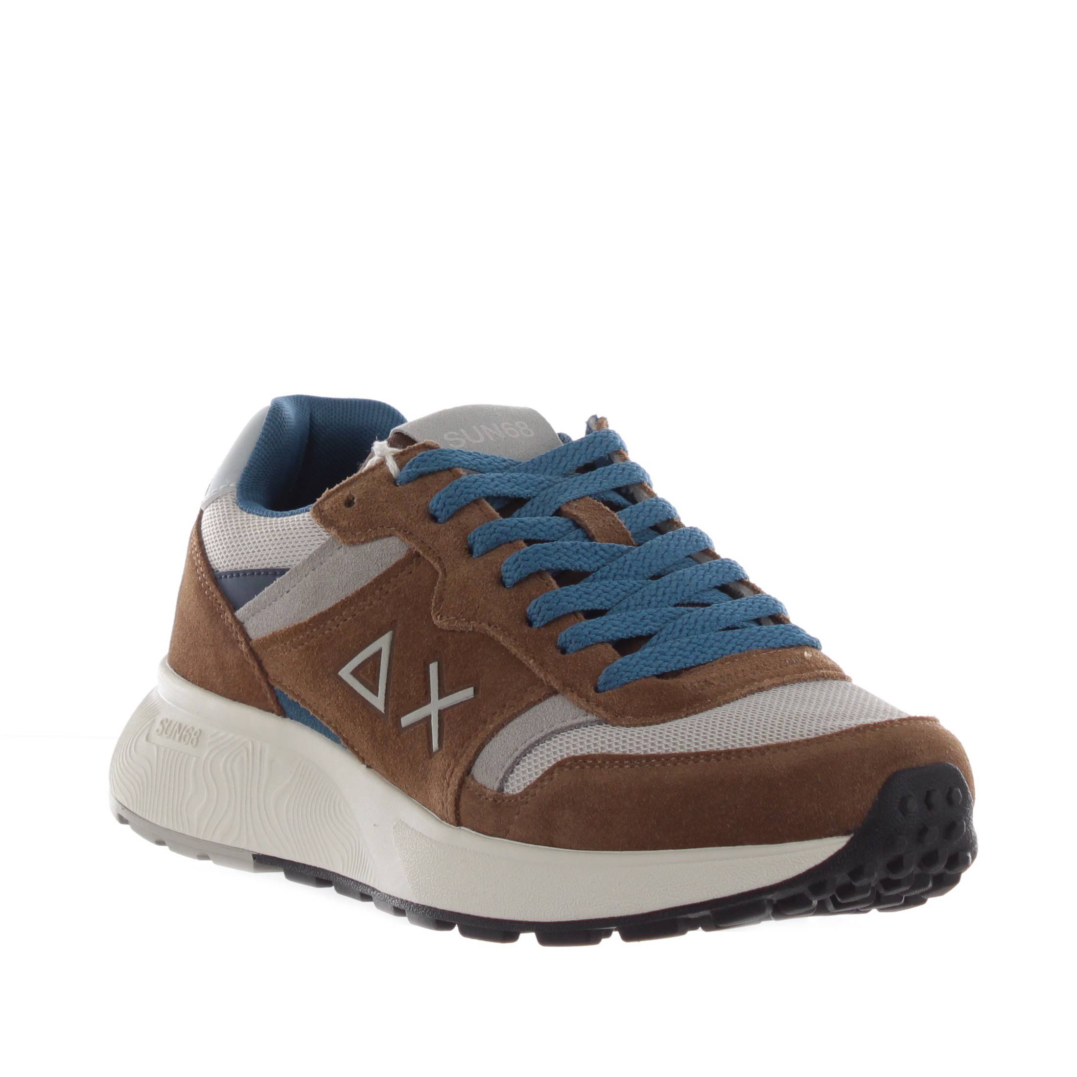 Sun68 sneaker sunday dad in camoscio da uomo