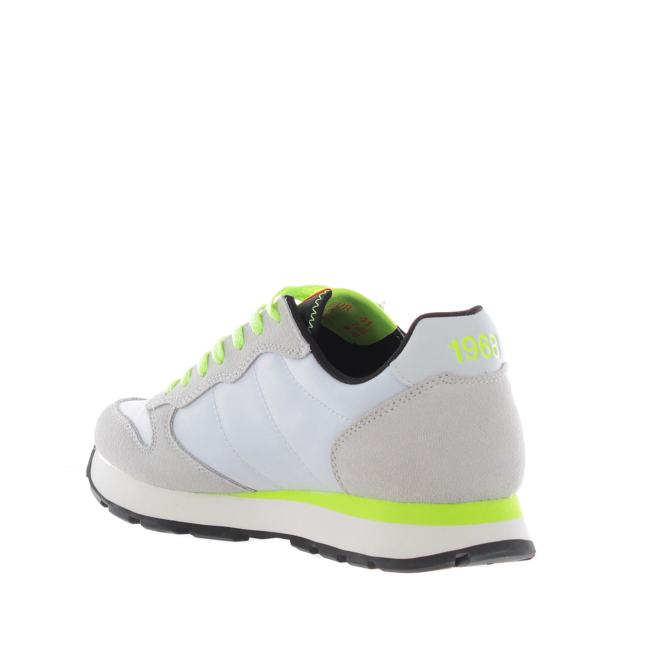 Sun68 sneaker tom fluo in camoscio e nylon da uomo