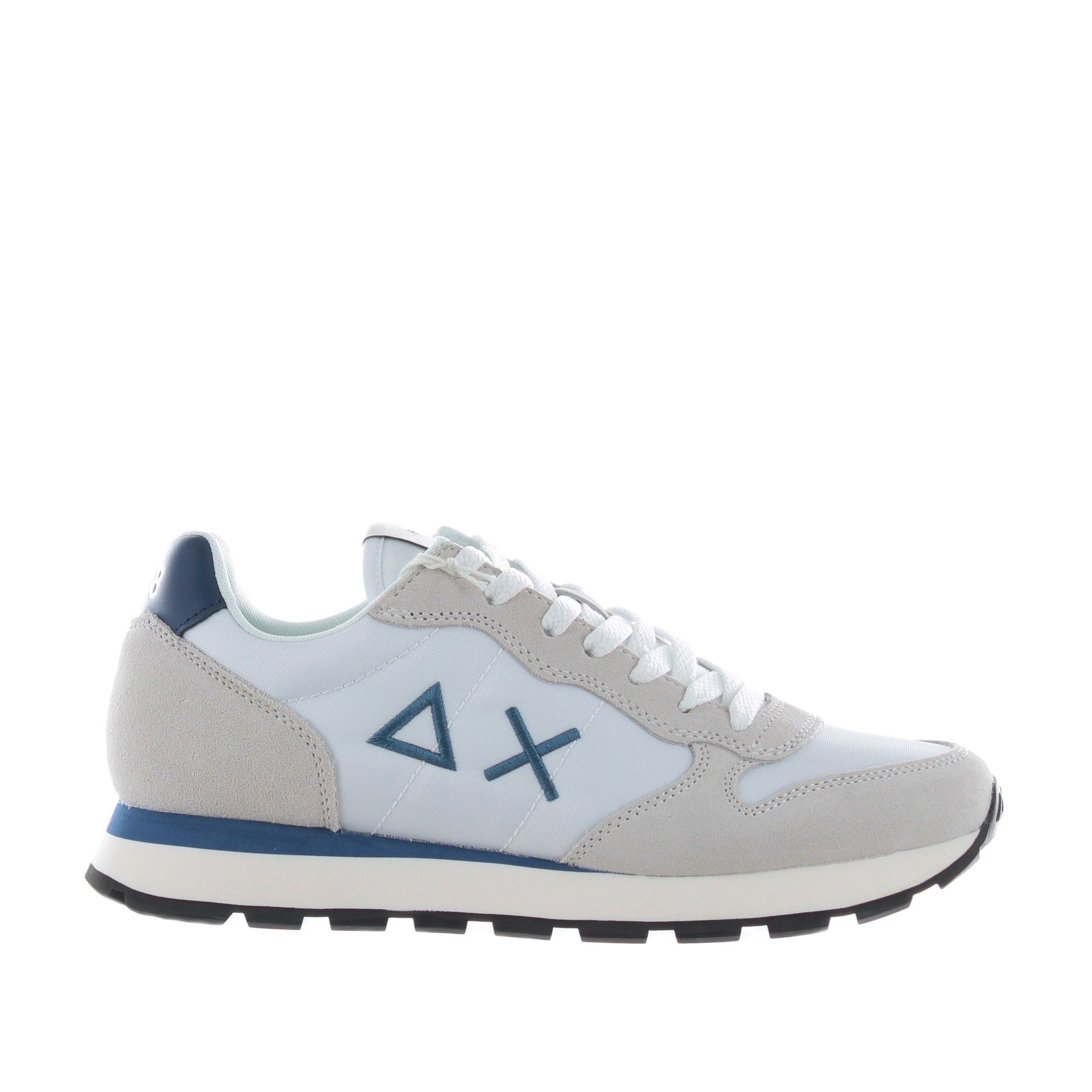 Sun68 sneaker tom solid in camoscio e nylon da uomo
