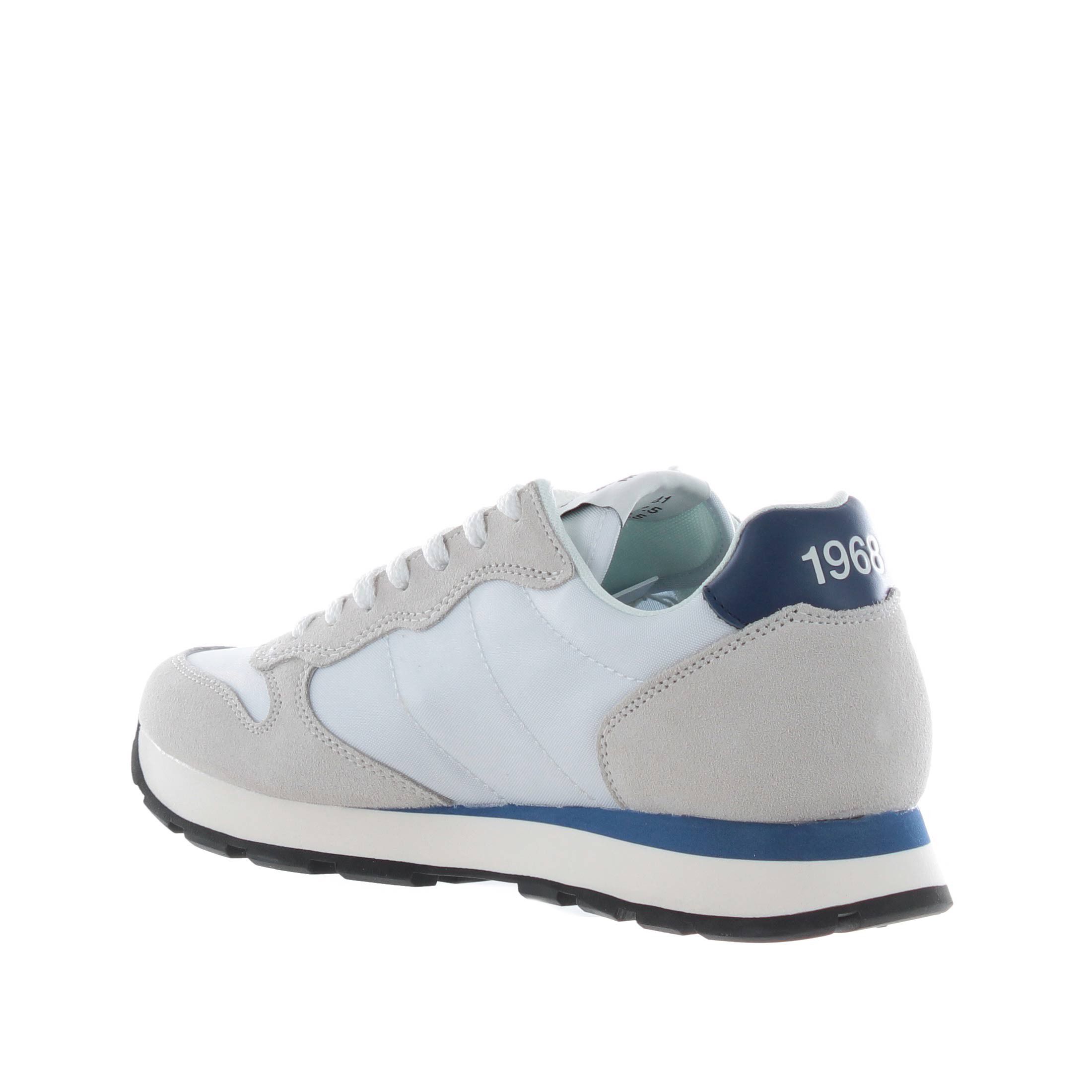 Sun68 sneaker tom solid in camoscio e nylon da uomo